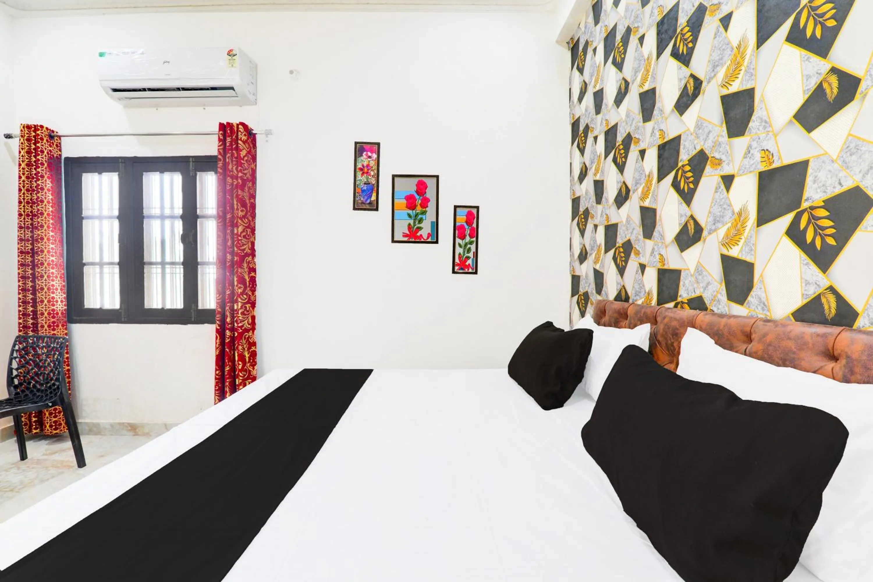 Bedroom, Bed in Hotel O Serene Inn Hotel And Restaurant