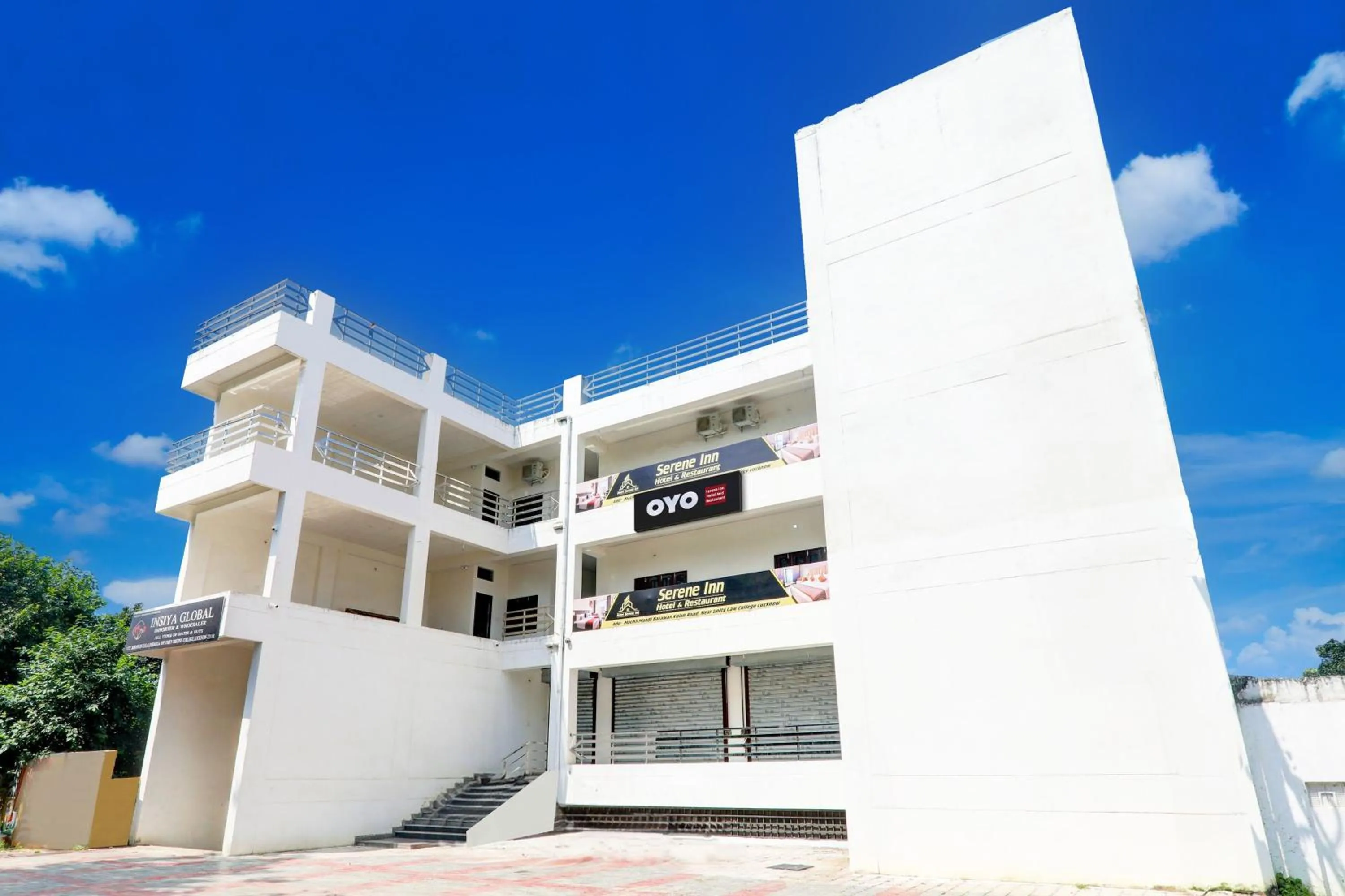 Facade/entrance in Hotel O Serene Inn Hotel And Restaurant