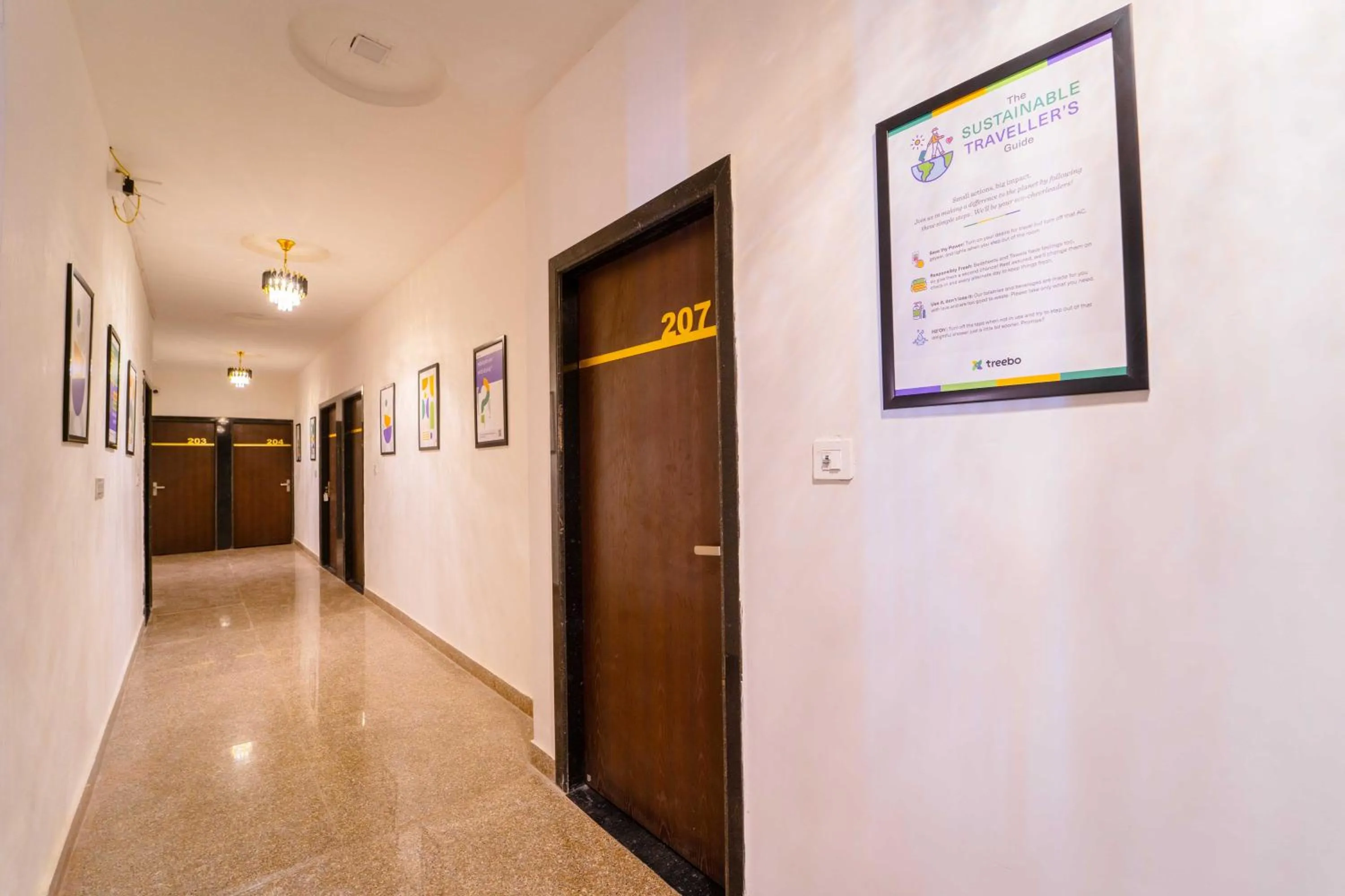 Lobby or reception in Treebo Blu Vvu