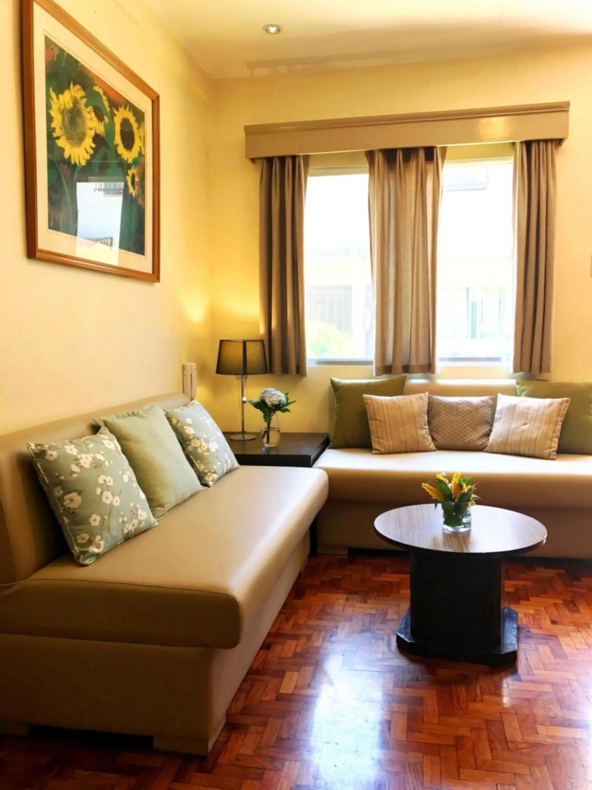 Living room in Baguio Holiday Villas