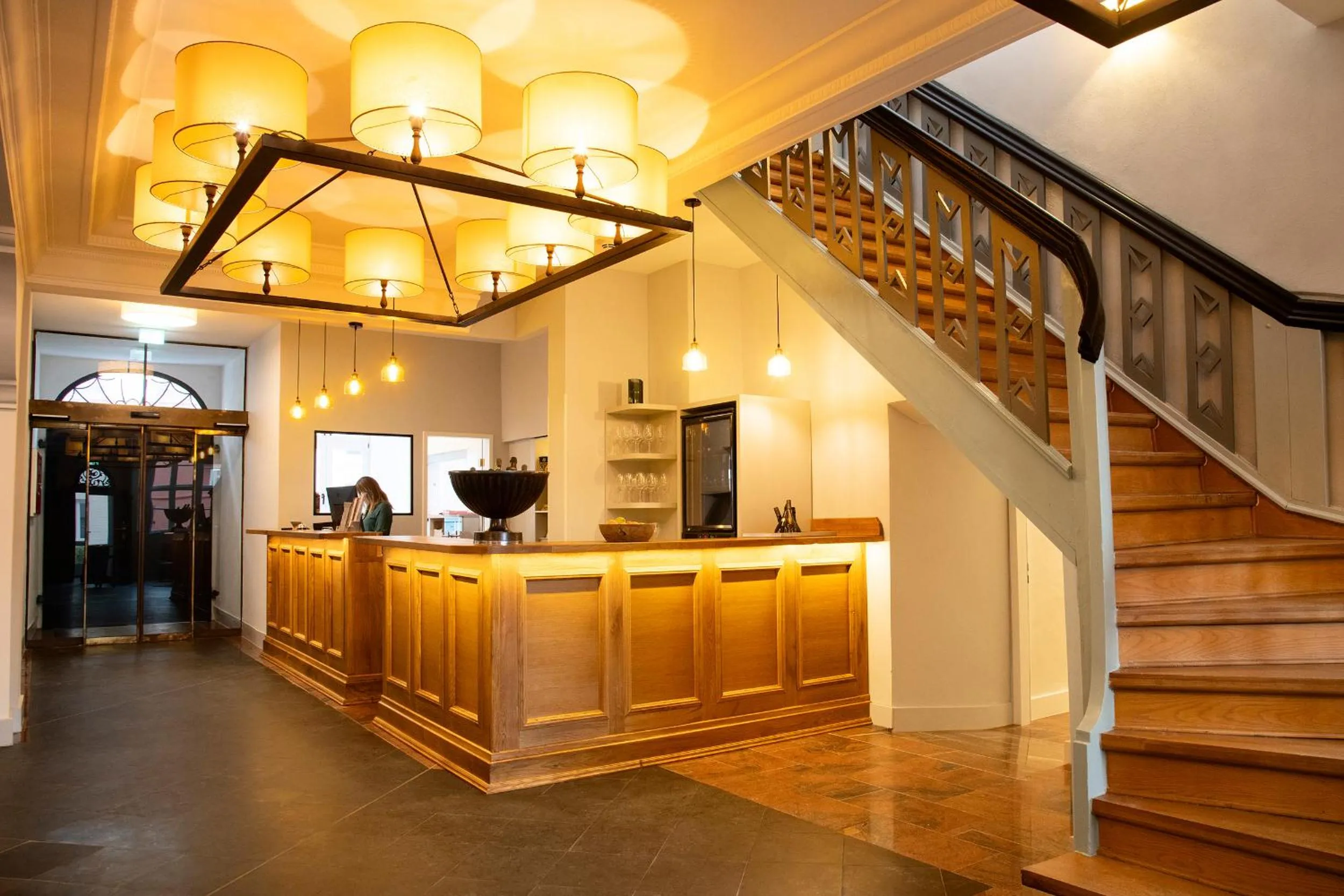 Lobby or reception in Hanse House Wismar