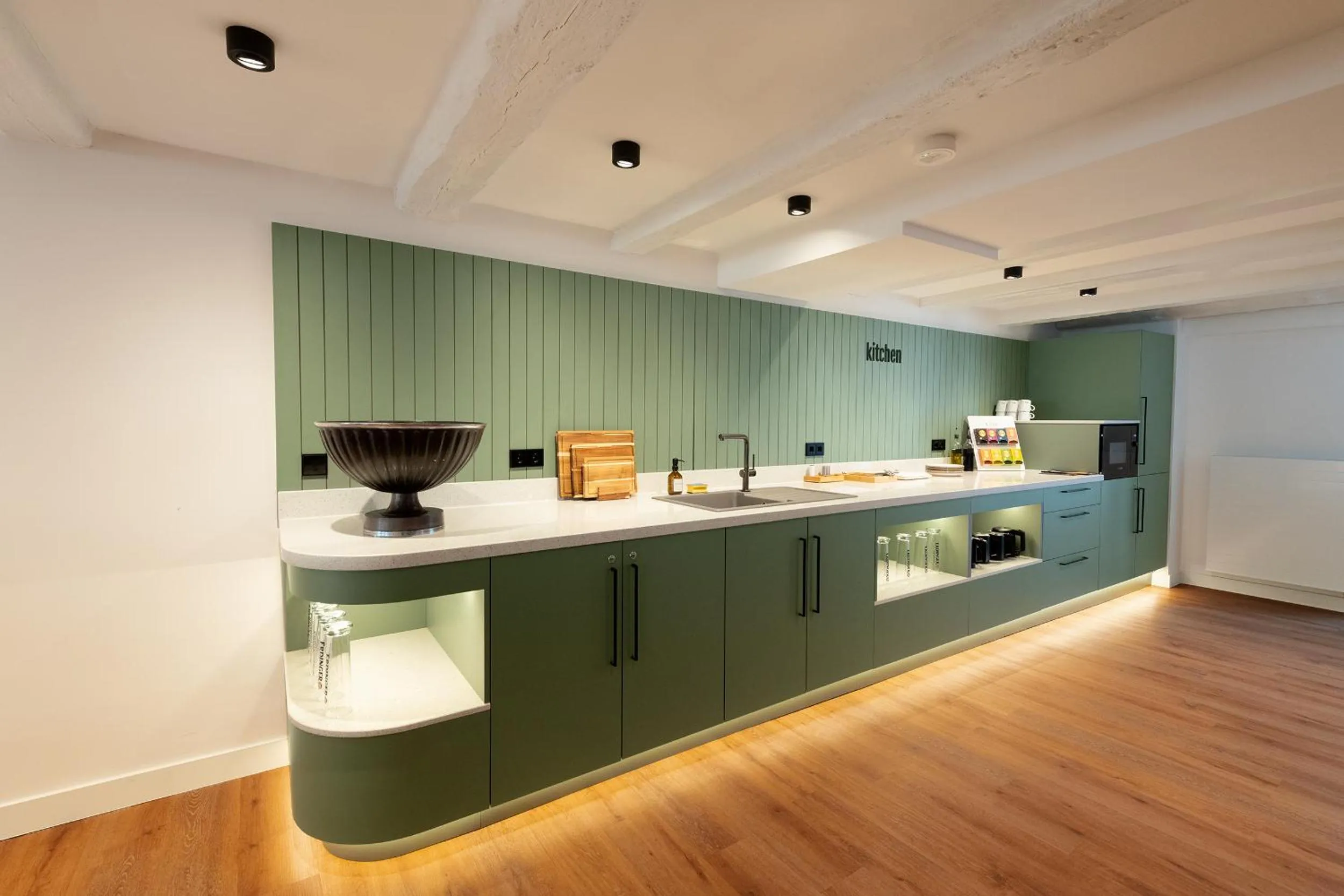 Communal kitchen in Hanse House Wismar