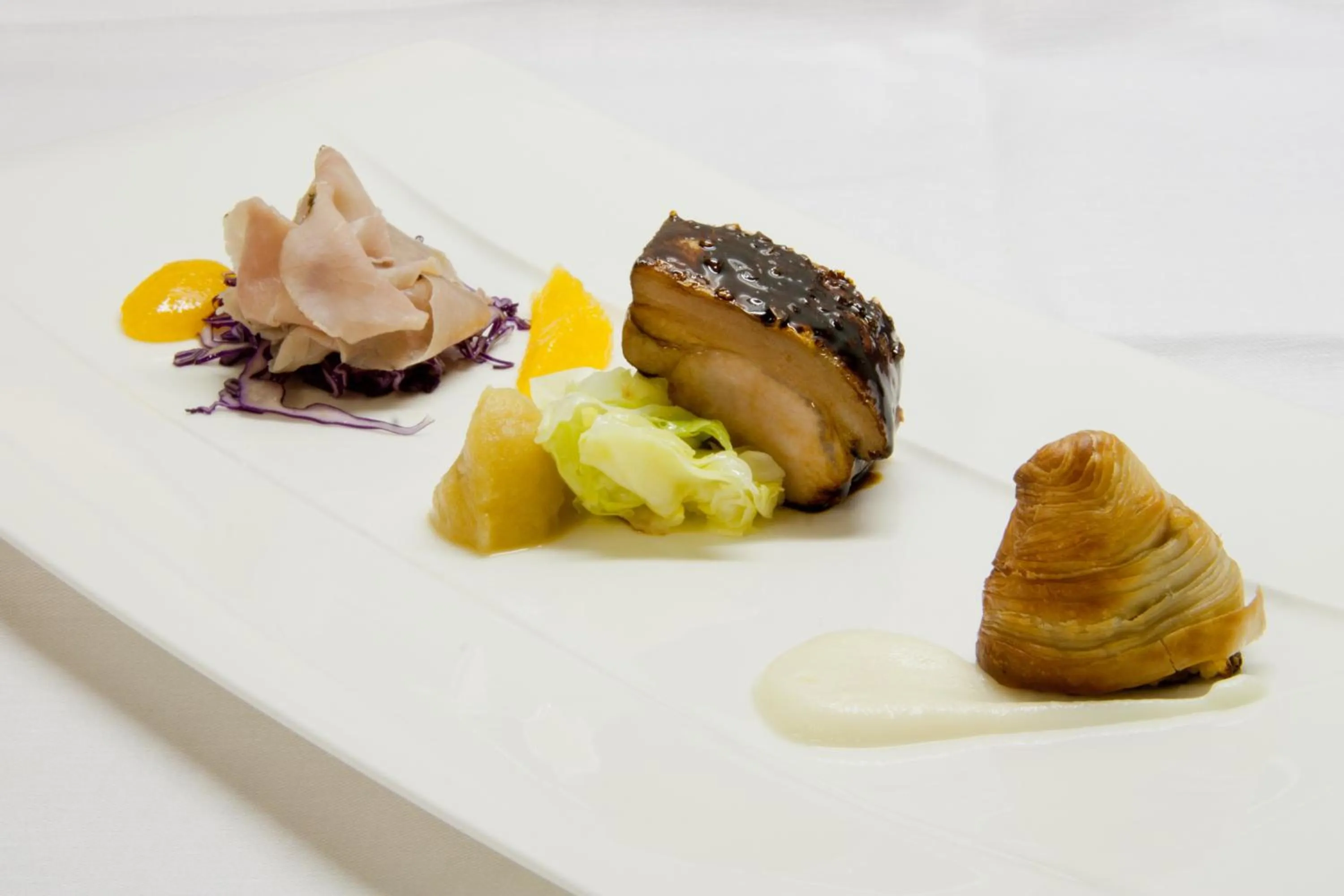 Food close-up in Villa Abbazia Relais & Chateaux