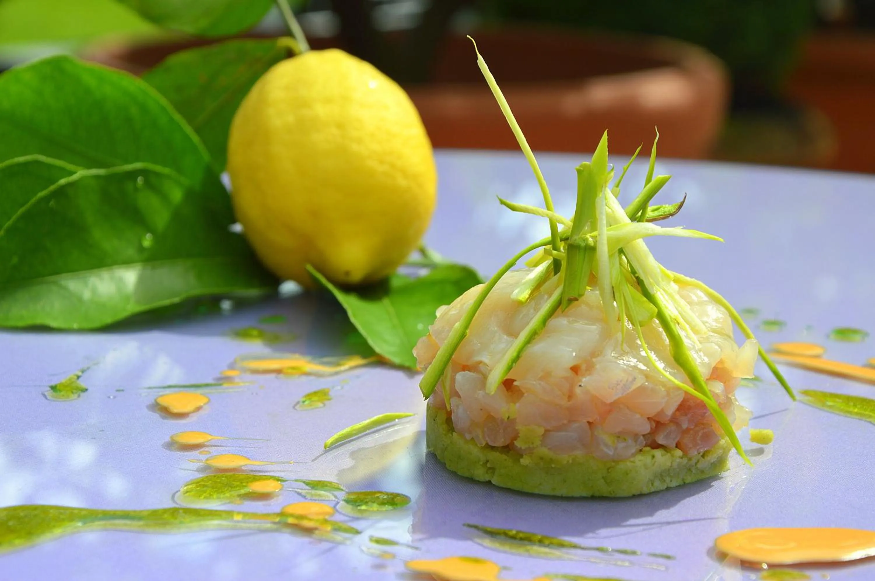 Food close-up in Villa Abbazia Relais & Chateaux