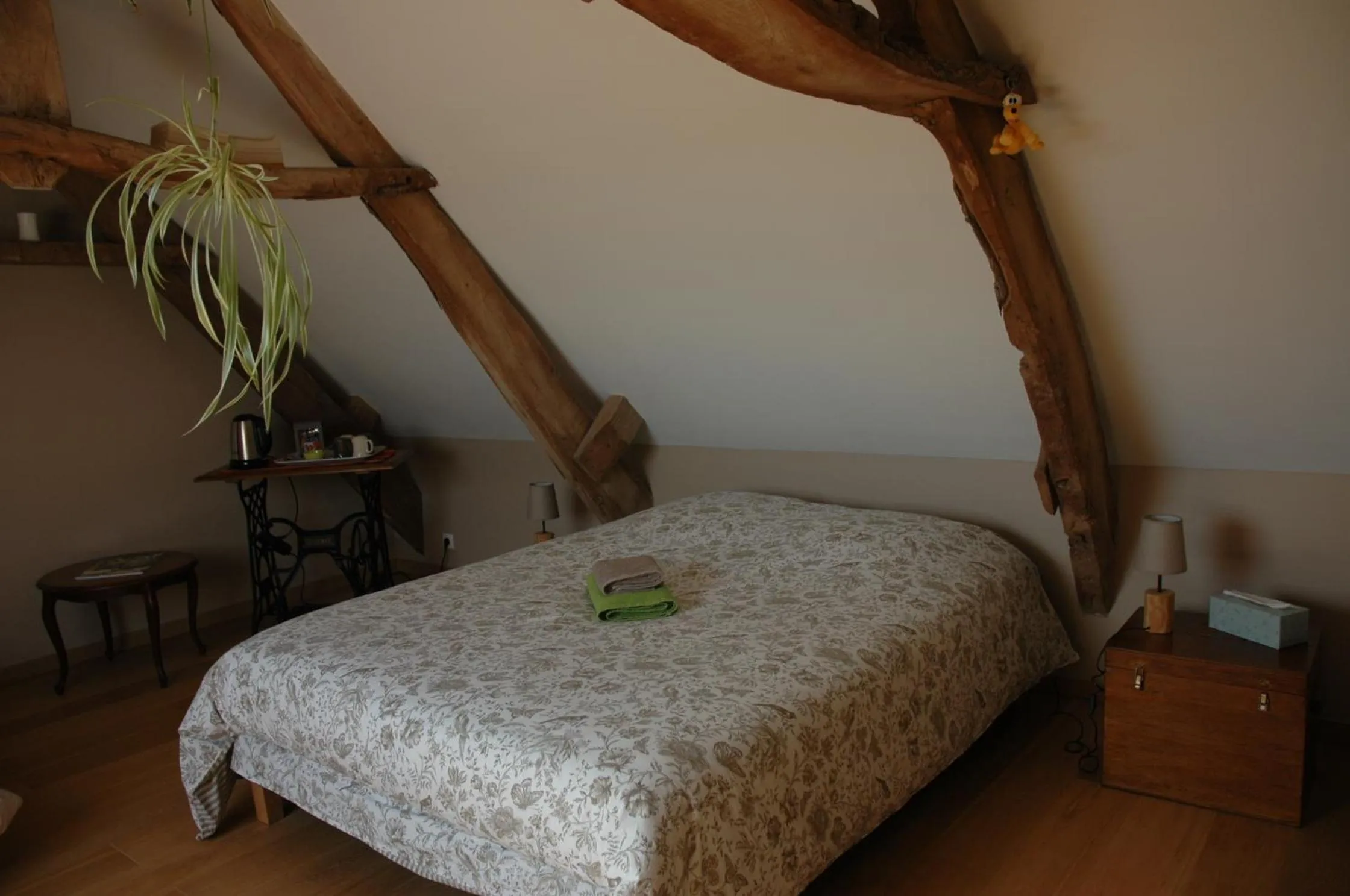 Bed in Chambre d'Hôte La Maison du Mesnil