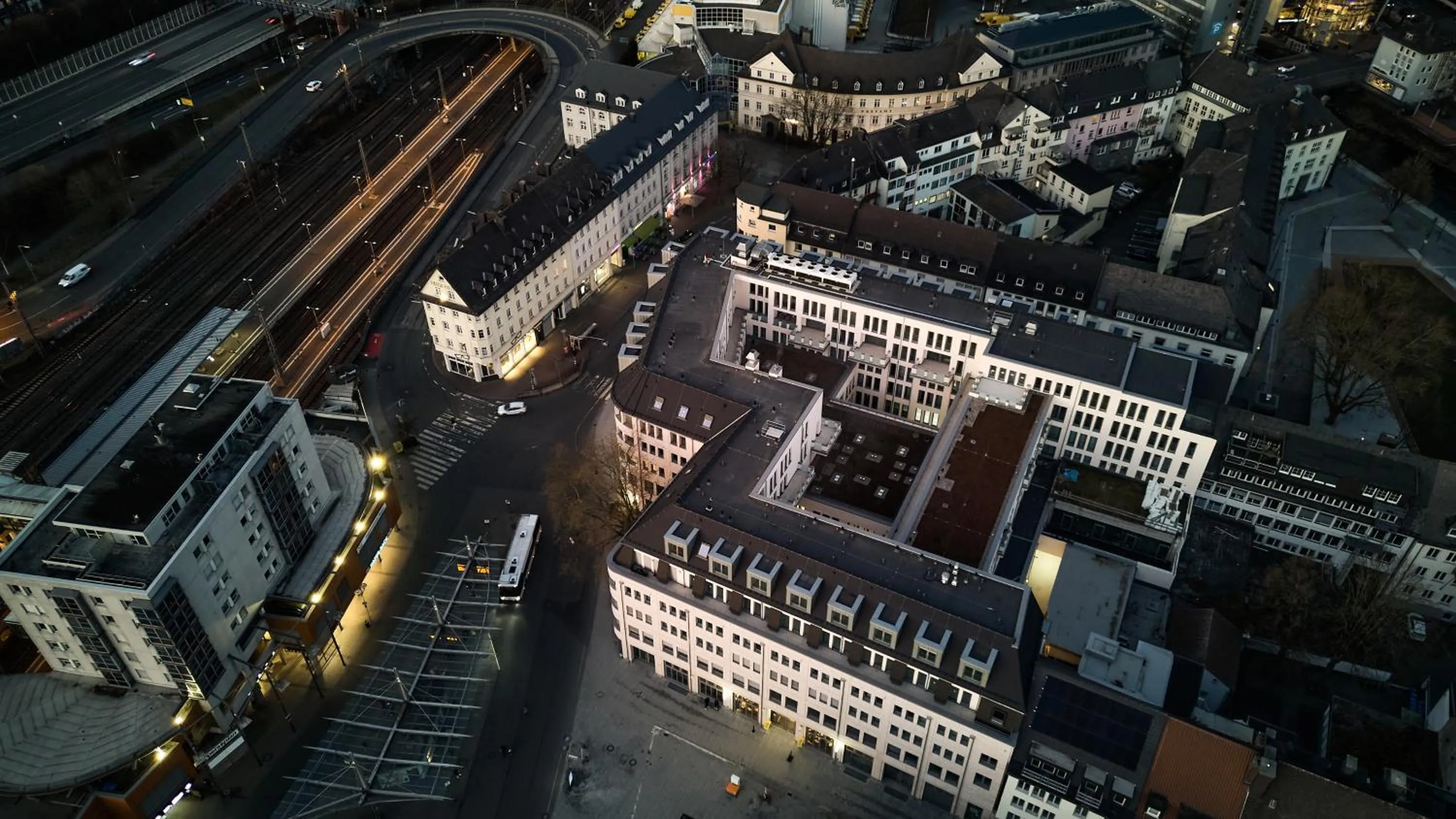 Bird's eye view in ADAPT APARTMENT HOTEL Siegen