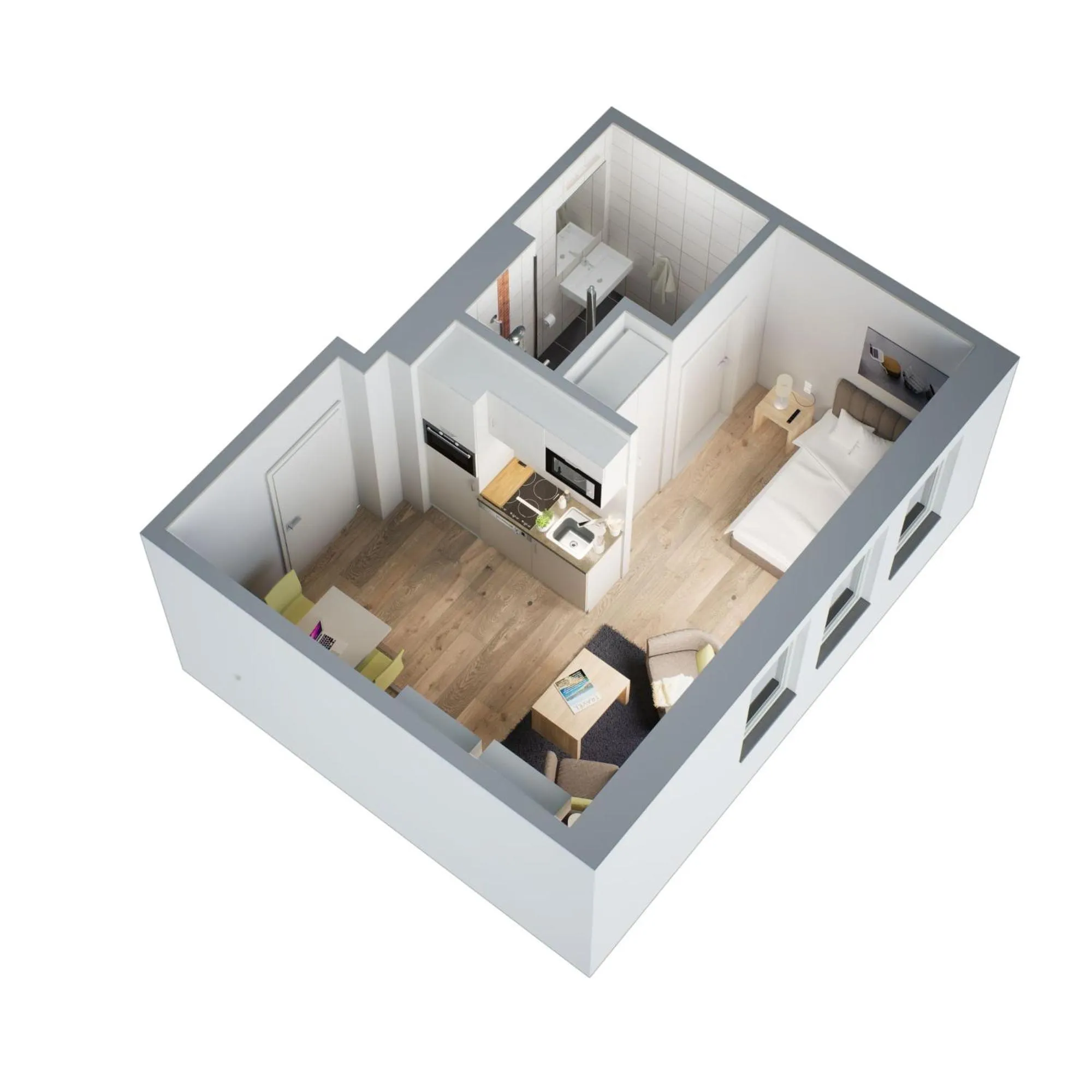 Photo of the whole room in ADAPT APARTMENT HOTEL Siegen