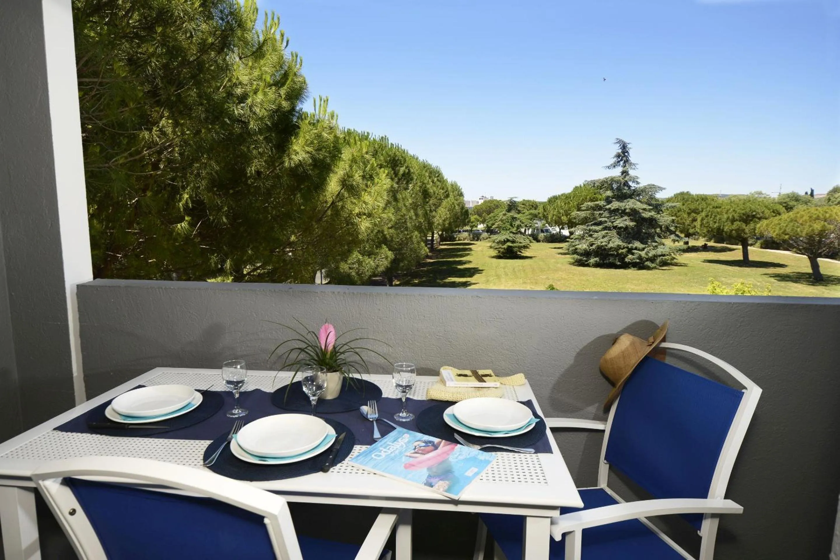 Balcony/Terrace in Résidence Odalys Aqualia