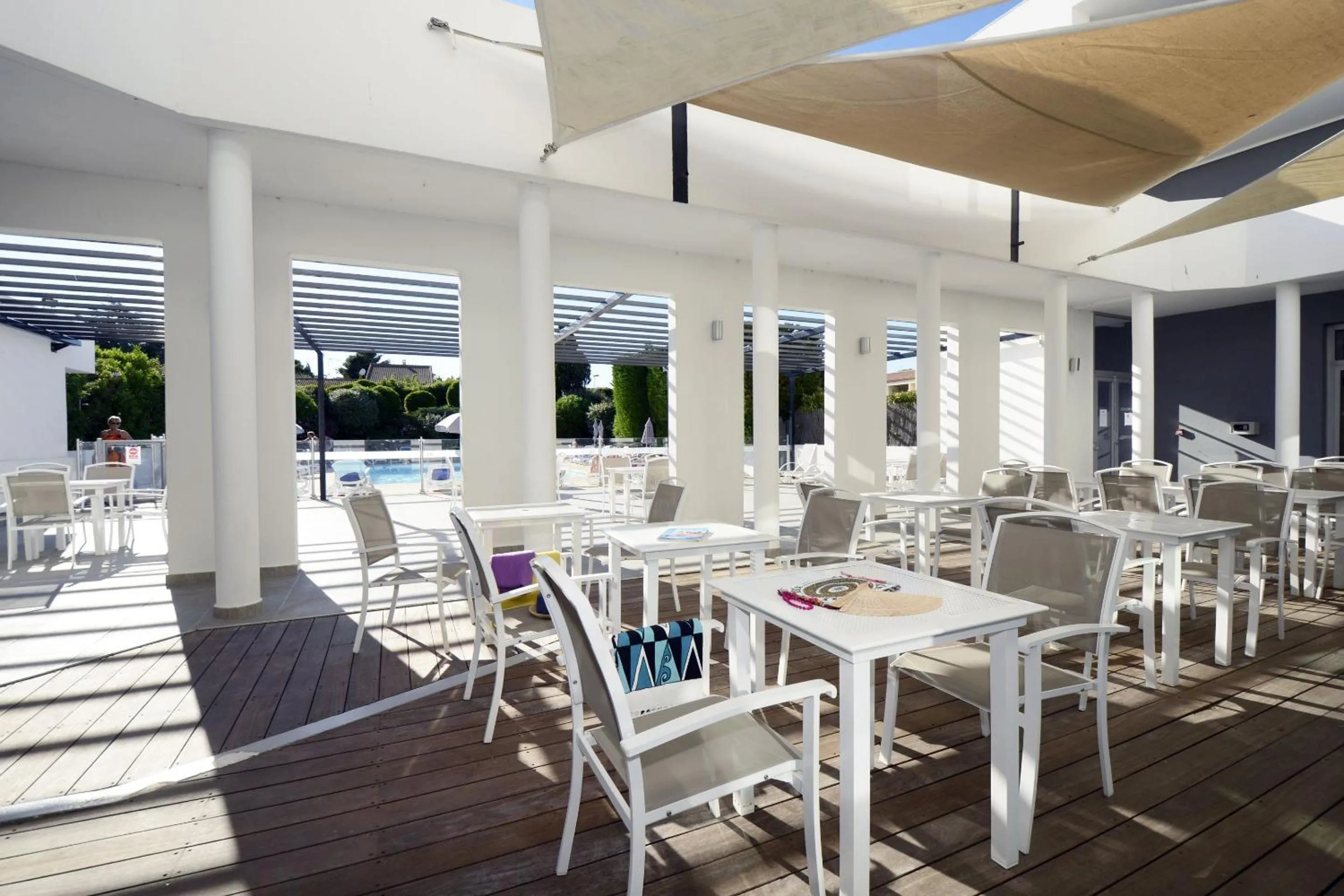 Balcony/Terrace in Résidence Odalys Aqualia