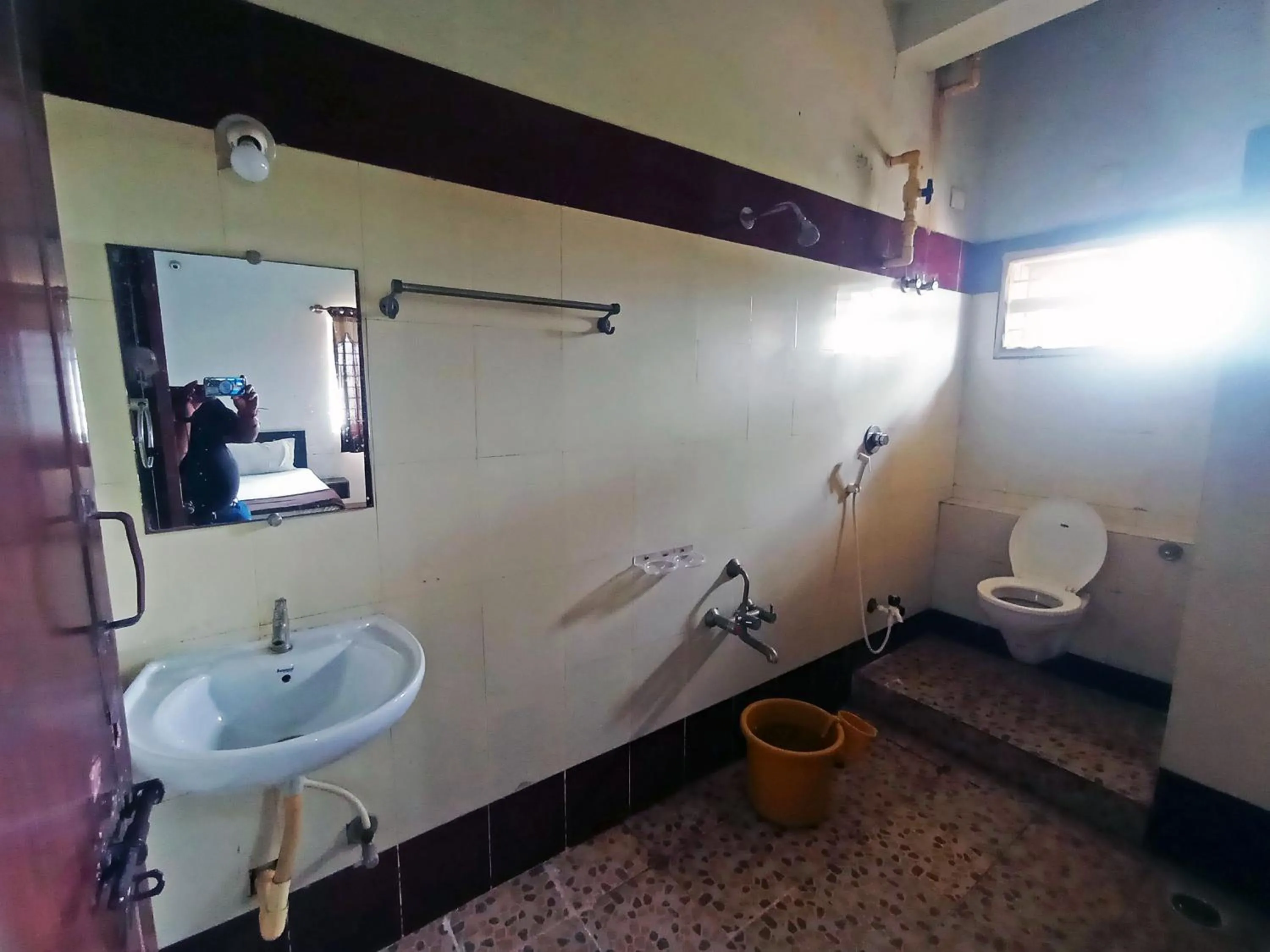 Bathroom in Savanur Deluxe Lodge