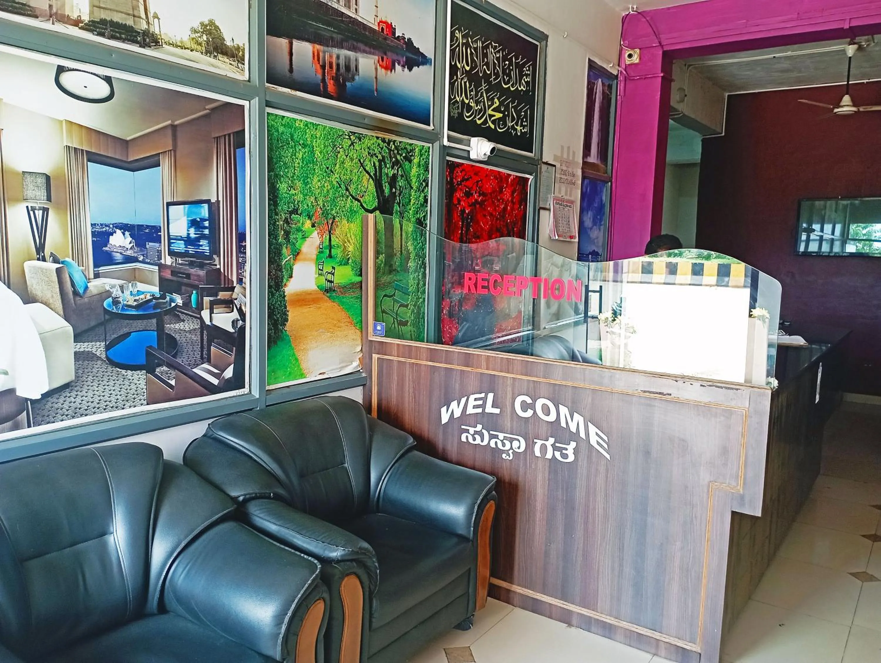 Seating area in Savanur Deluxe Lodge