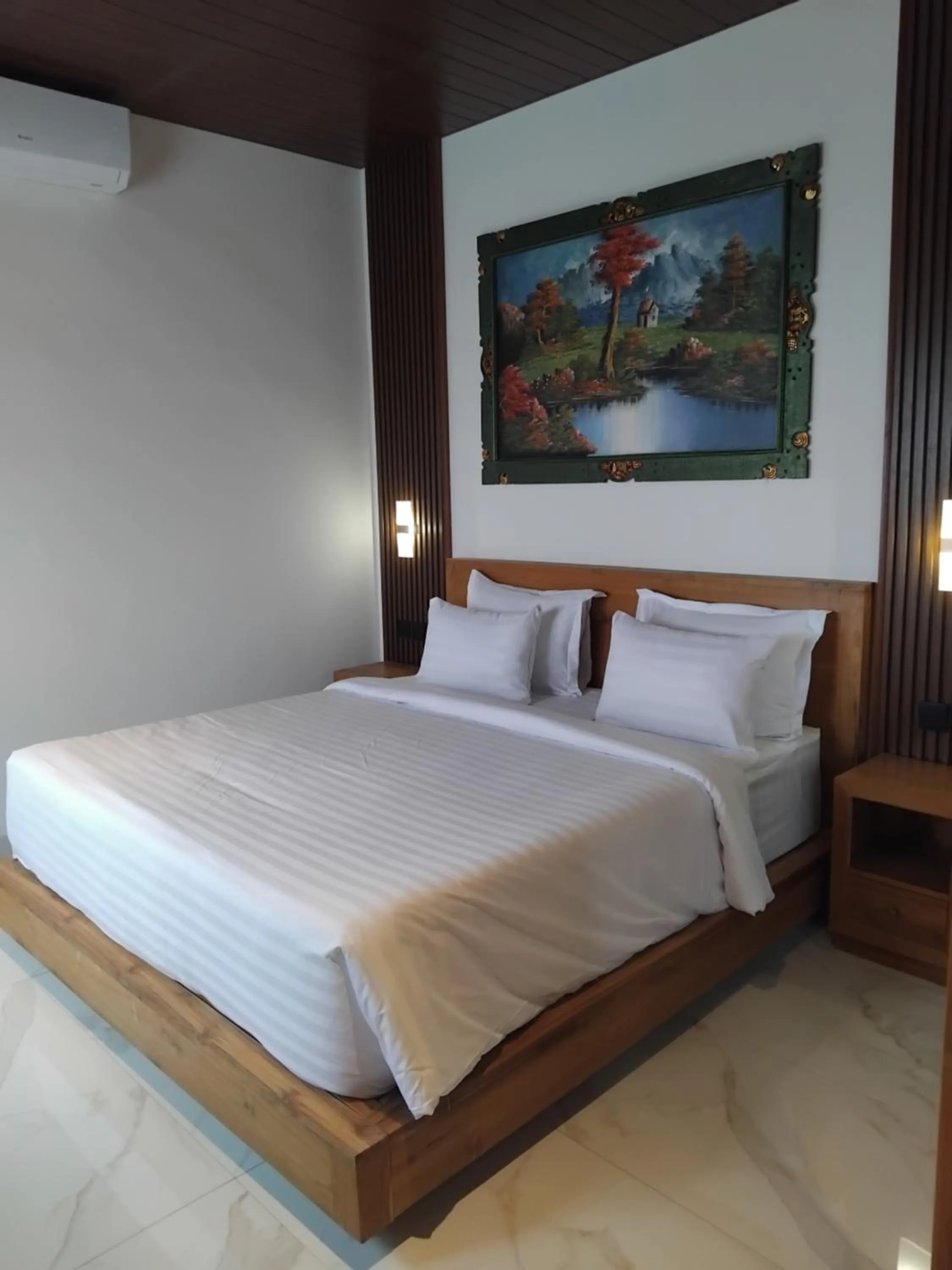 Bed in Sujiwa Ubud Hotel & Villa
