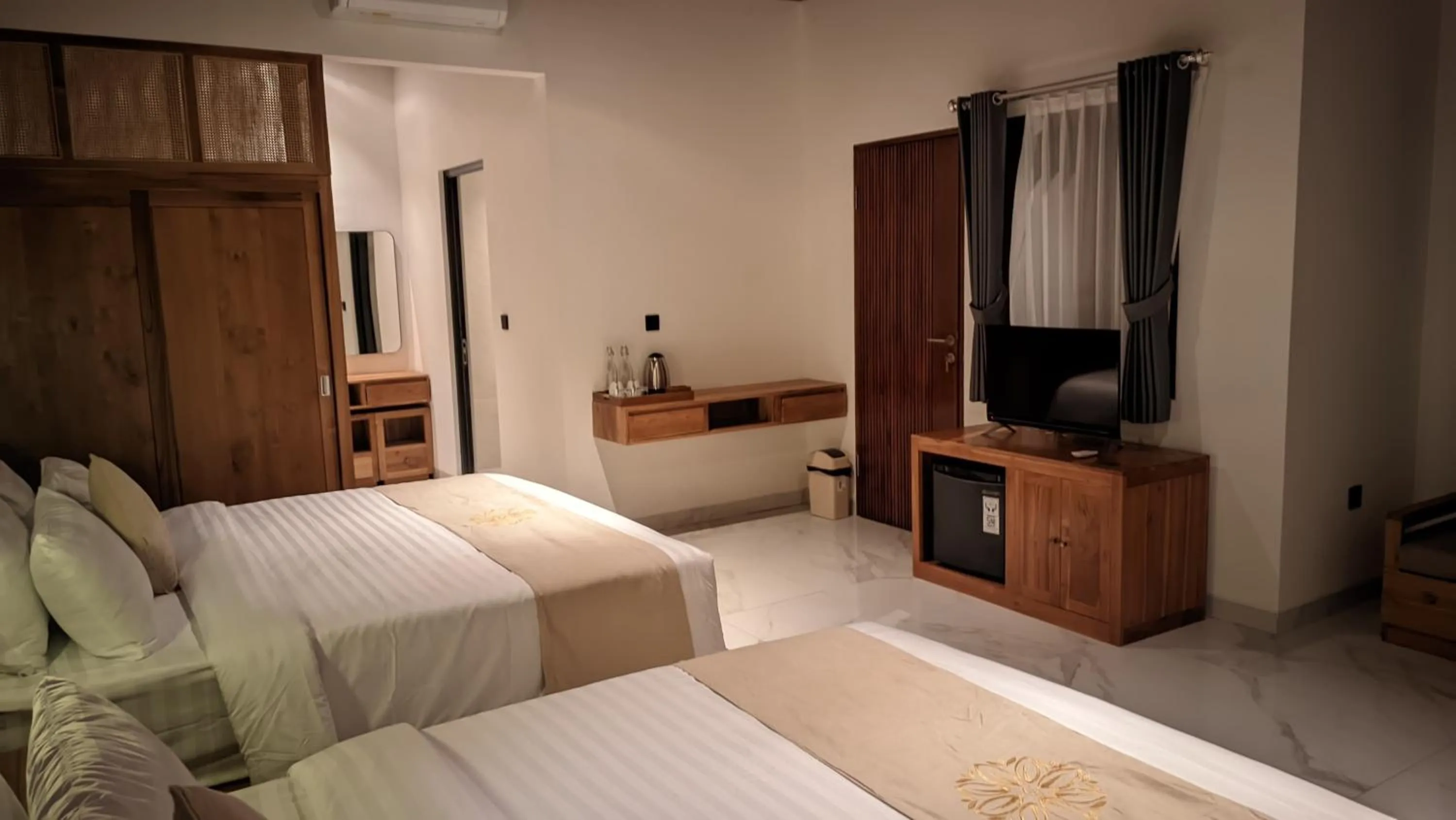 Bed in Sujiwa Ubud Hotel & Villa