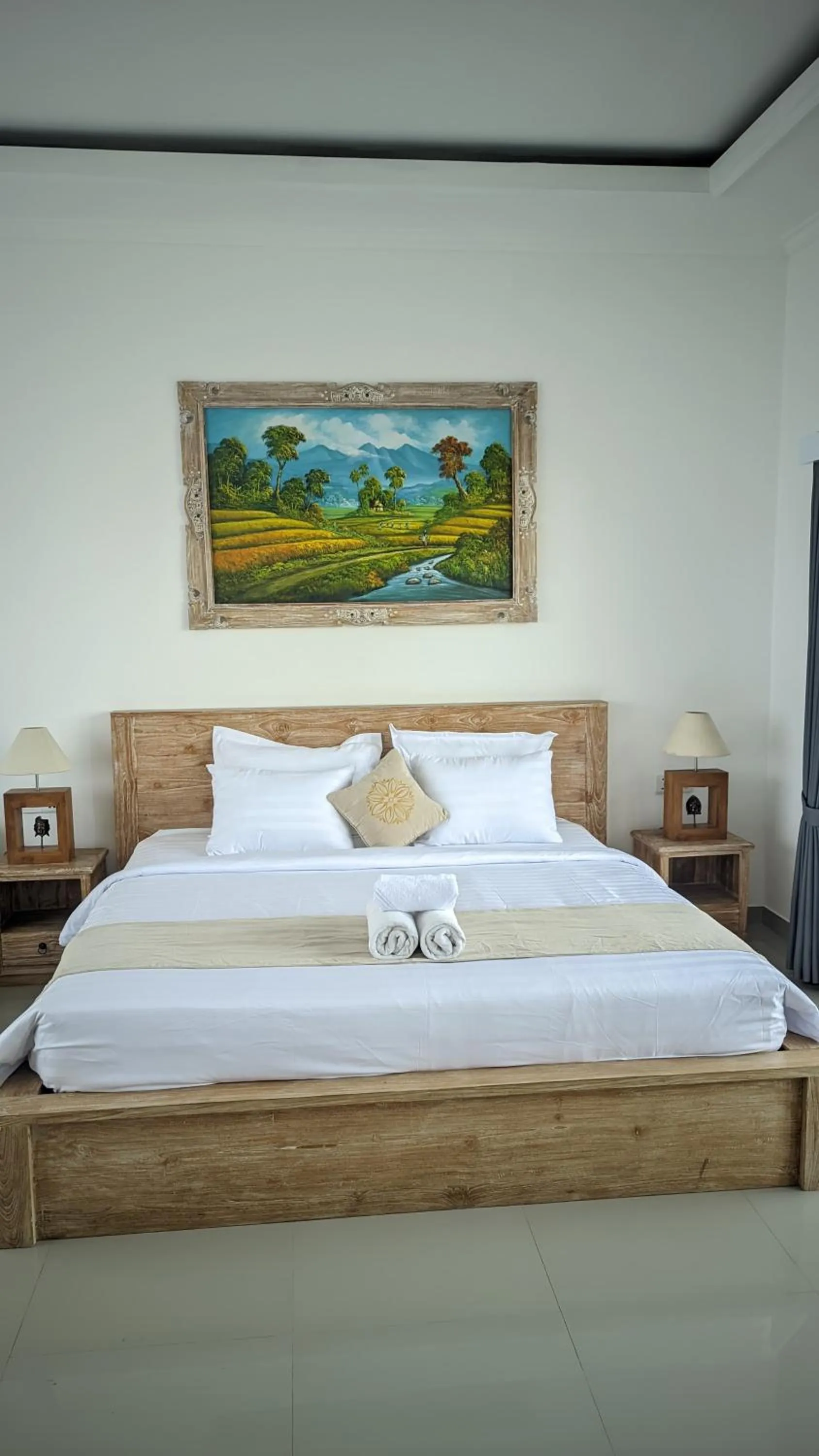 Bed in Sujiwa Ubud Hotel & Villa