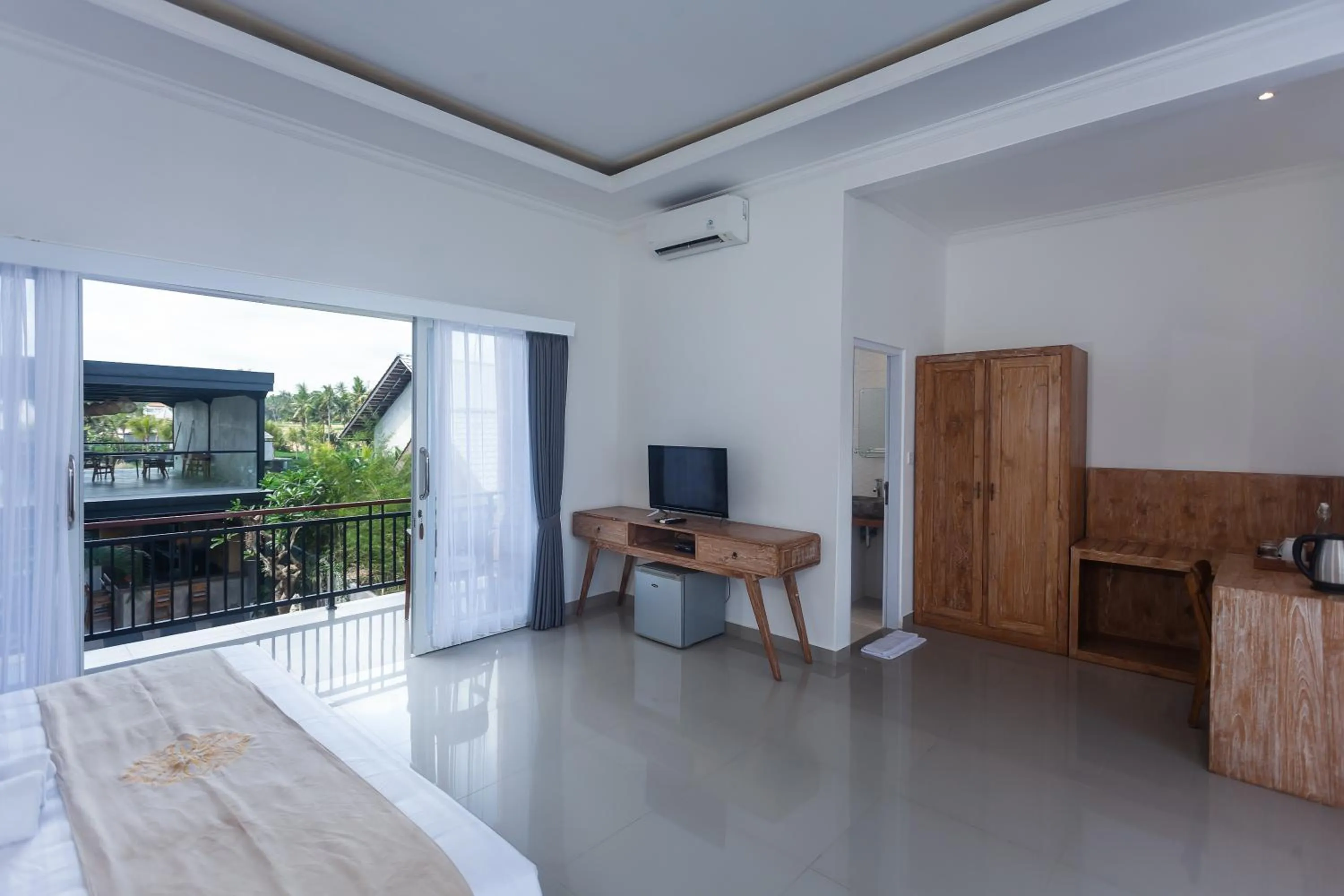 Bed in Sujiwa Ubud Hotel & Villa