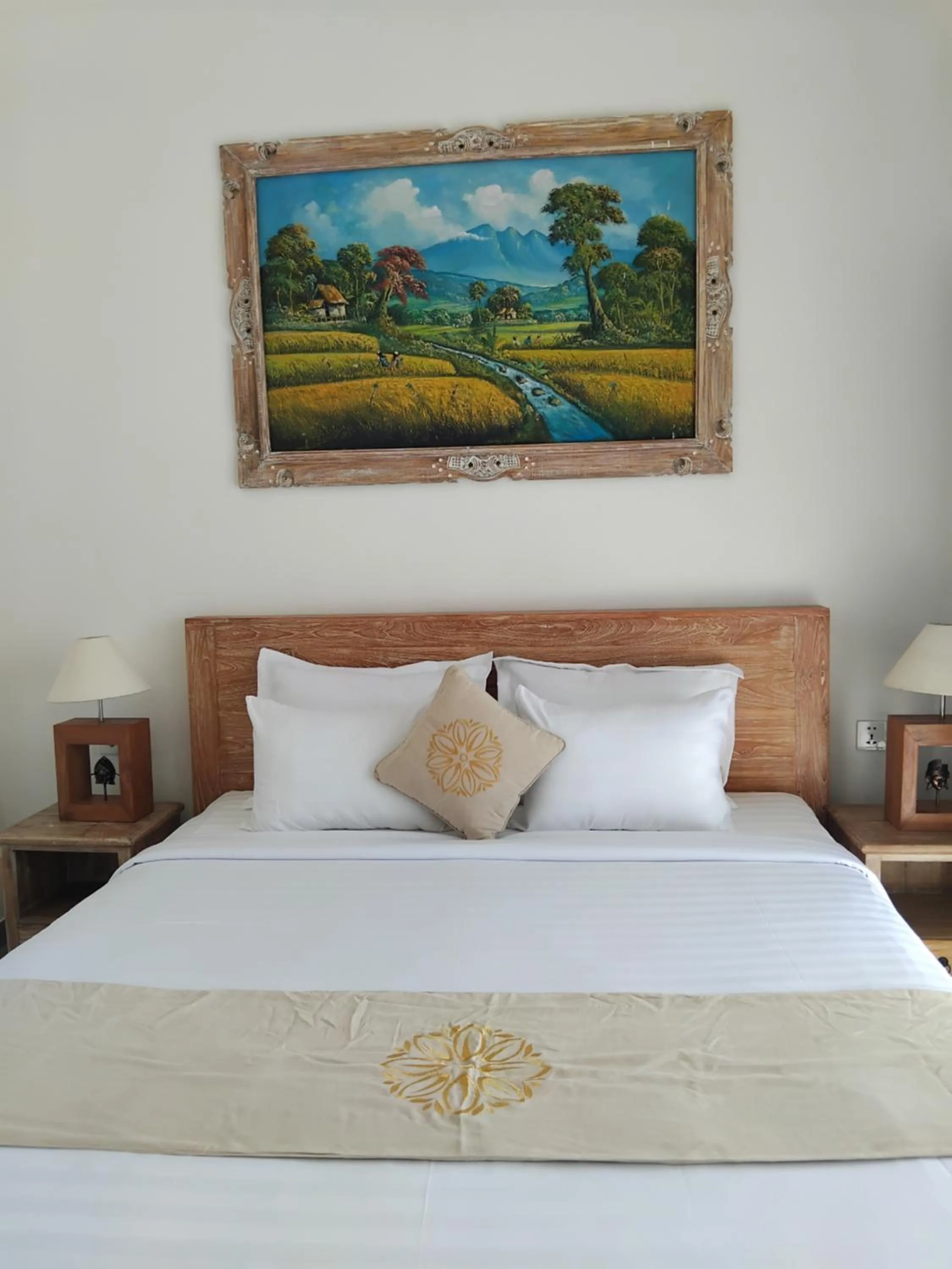 Bed in Sujiwa Ubud Hotel & Villa