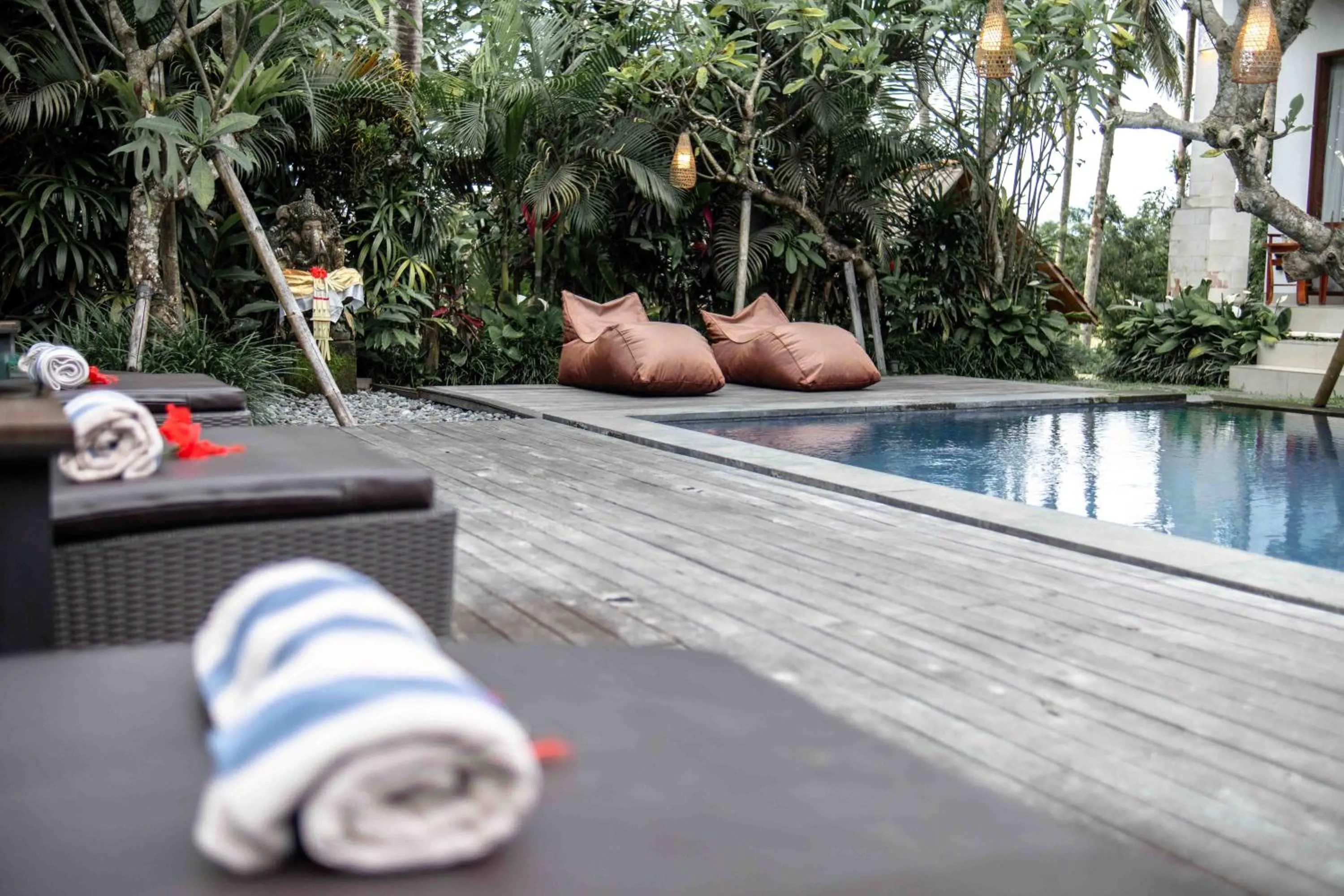 Pool view in Suarsena Bisma Ubud