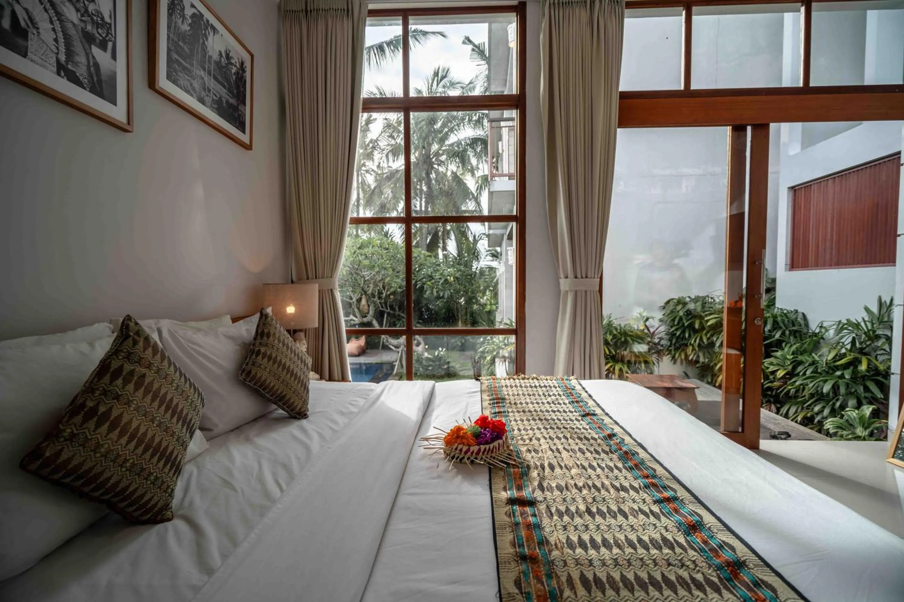 Bed in Suarsena Bisma Ubud