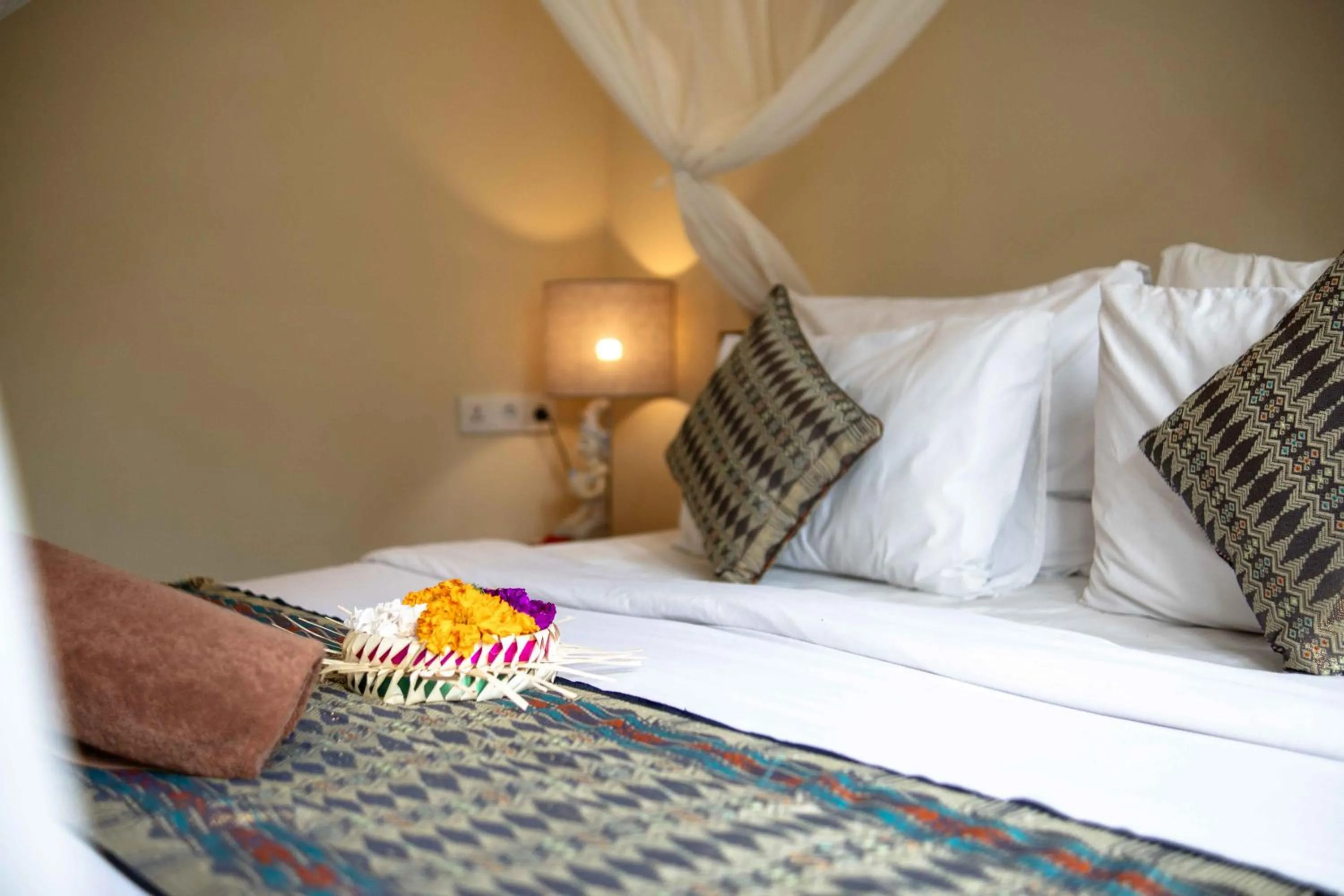 Bed in Suarsena Bisma Ubud