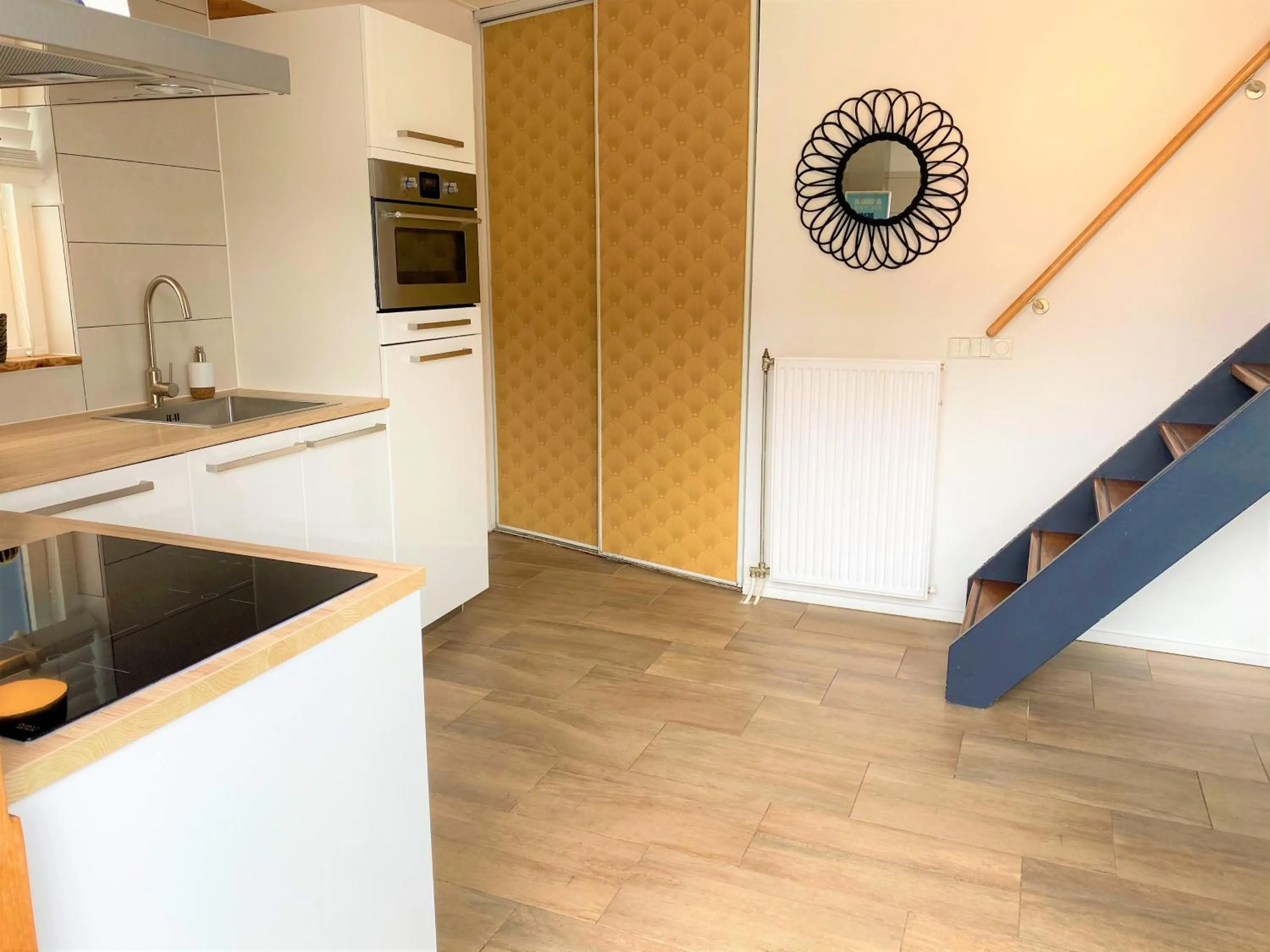 Kitchen or kitchenette in Vakantiehuis Boulevard