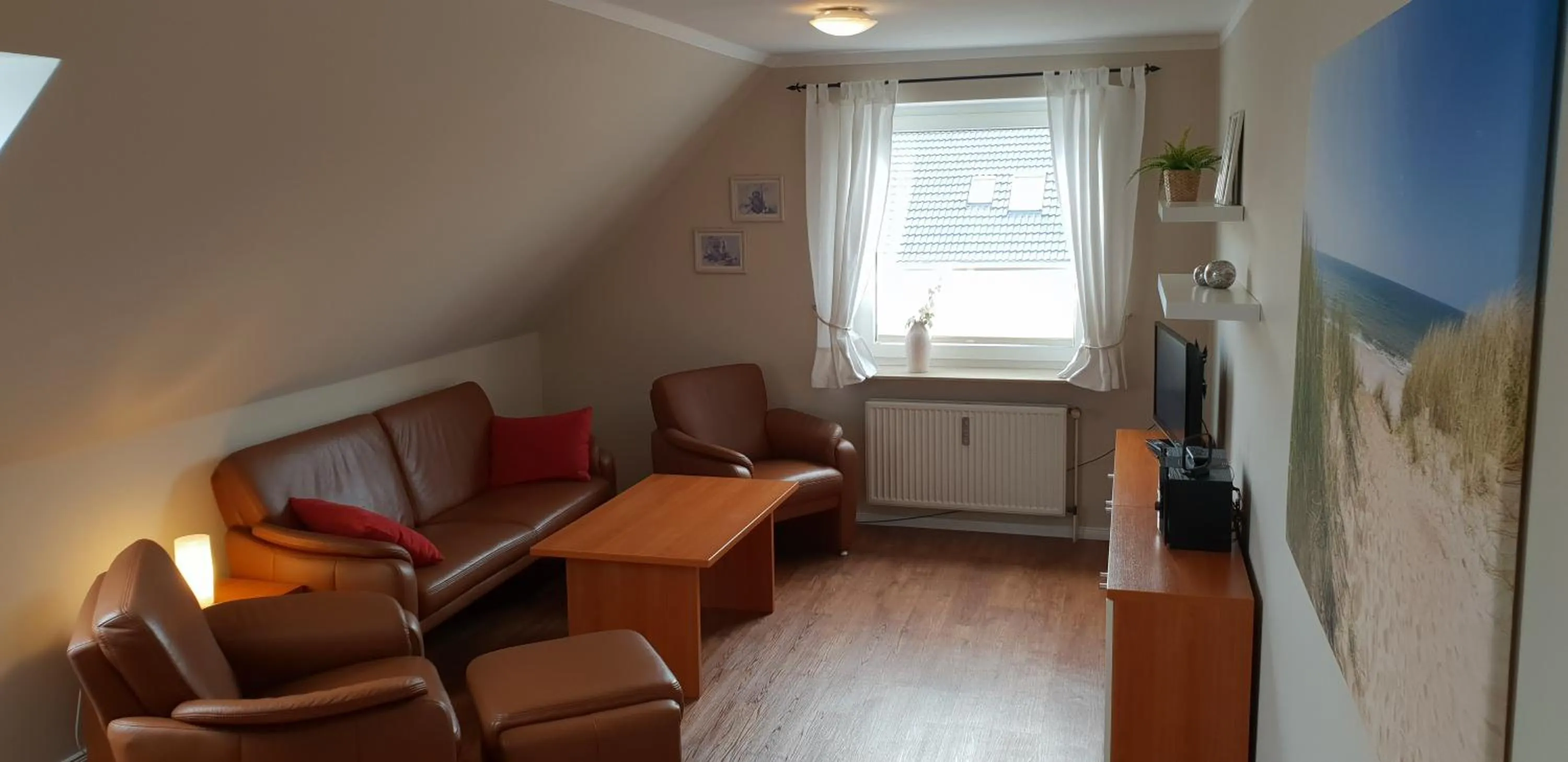 Living room in Airport Hotel One Aparthotel Sylt