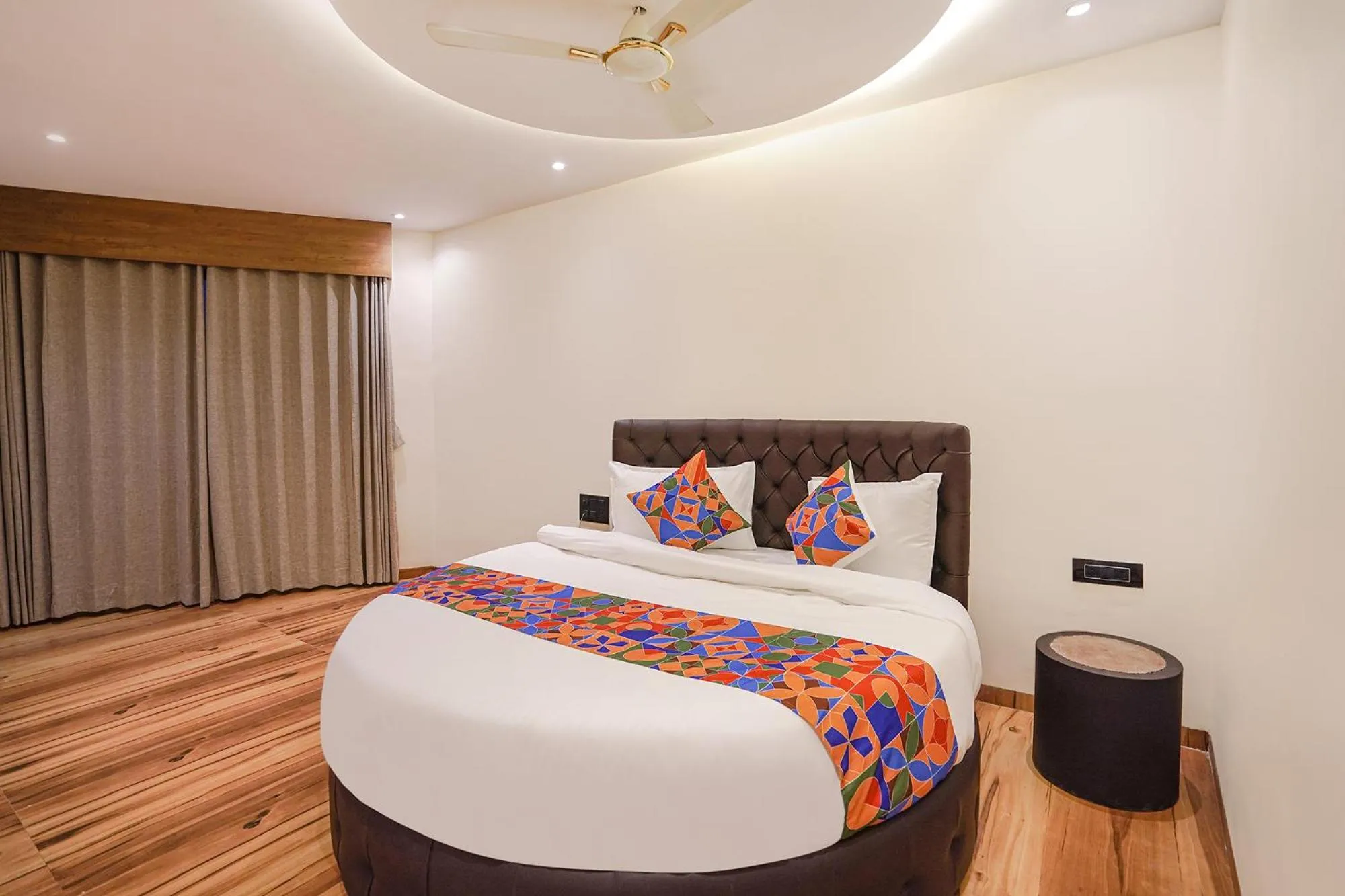 Bed in FabHotel Well Back