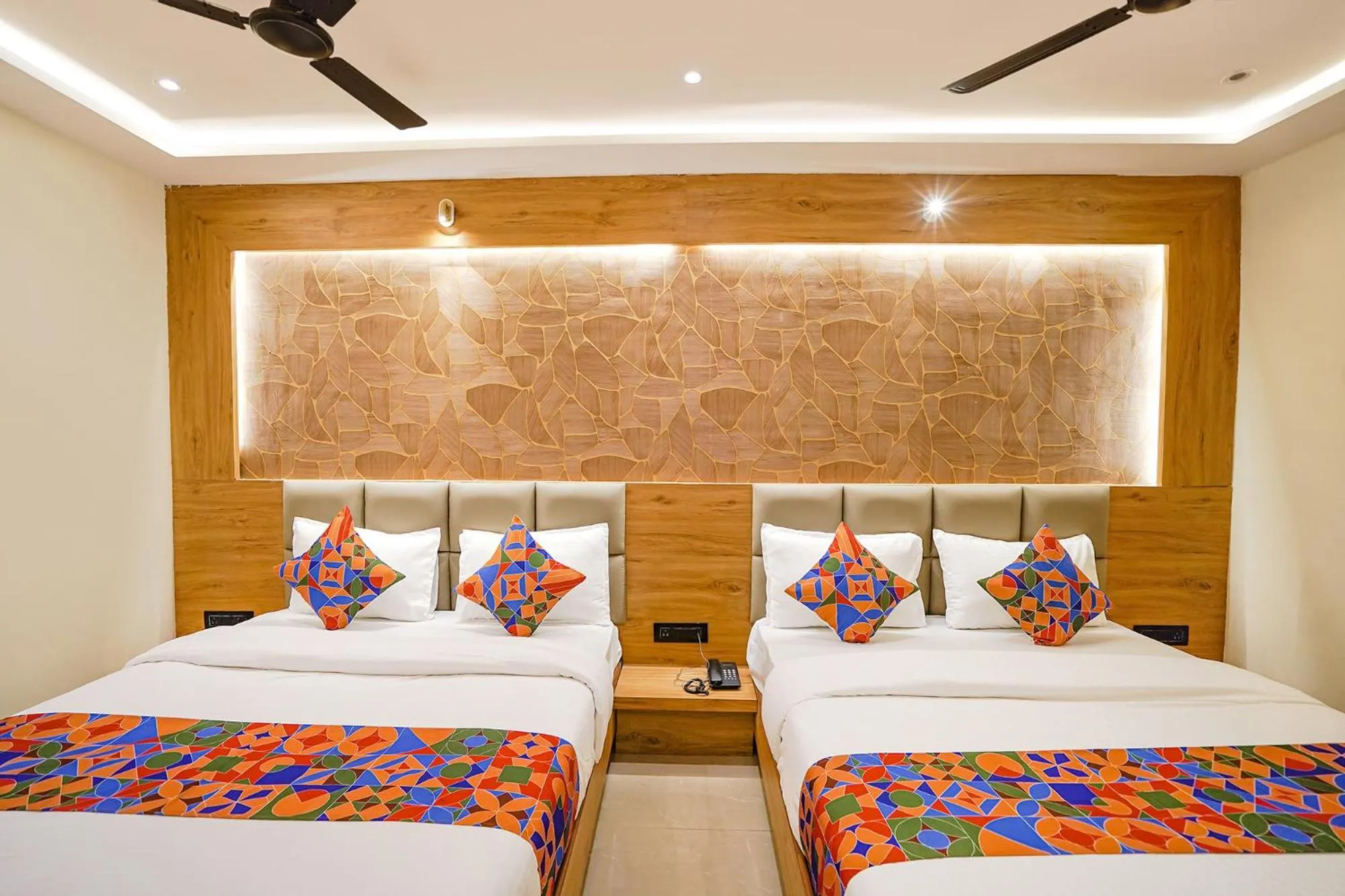 Bed in FabHotel Well Back