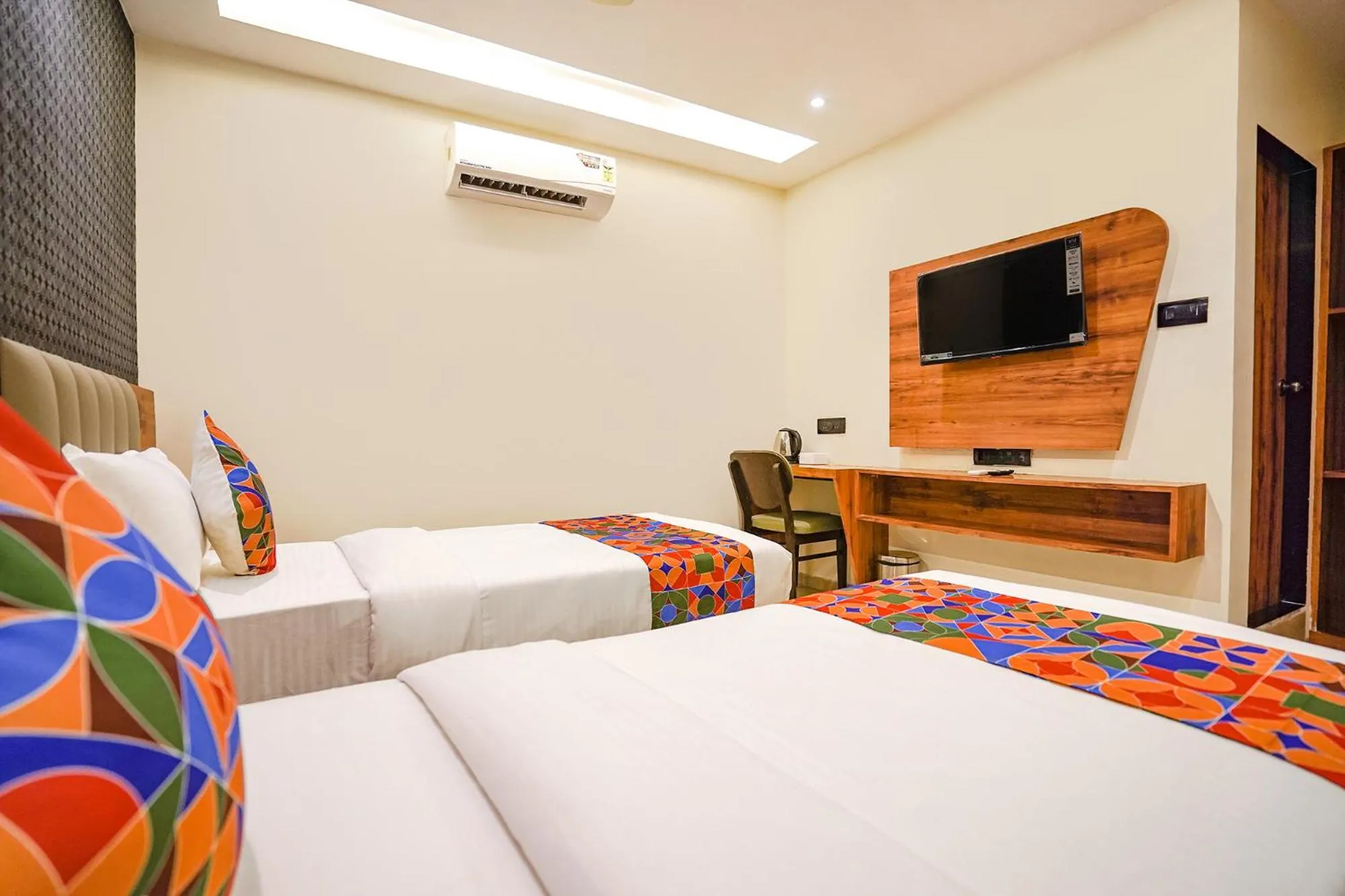 Bed in FabHotel Well Back