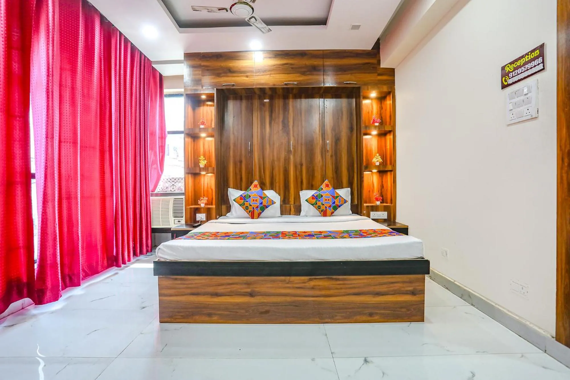 Bed in FabHotel Imperail House