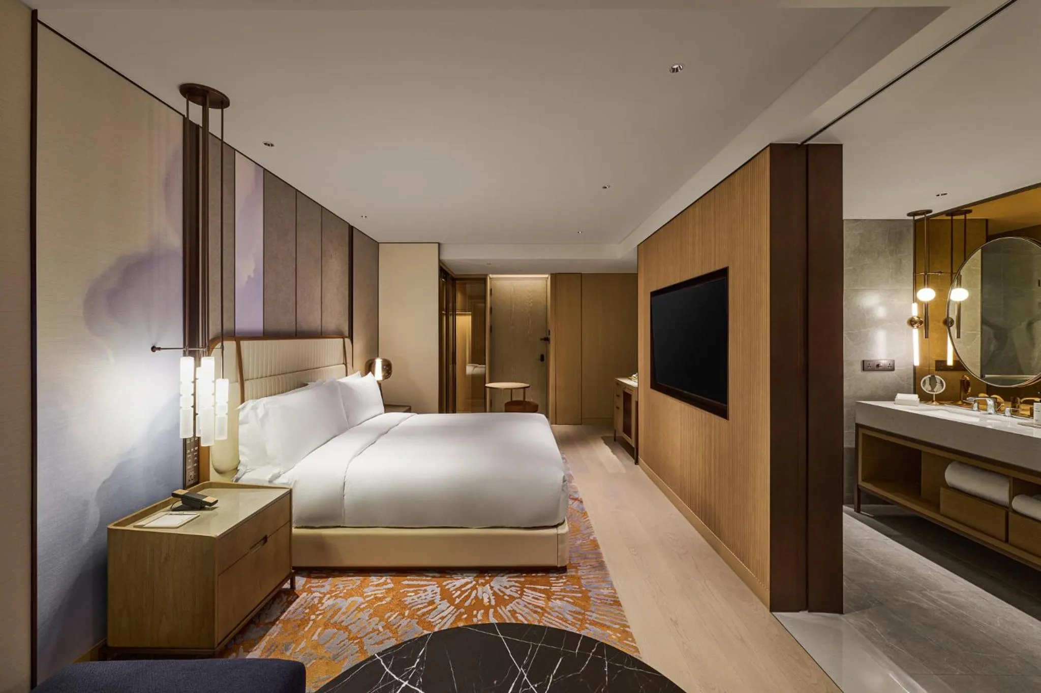 Bed in InterContinental Taichung by IHG