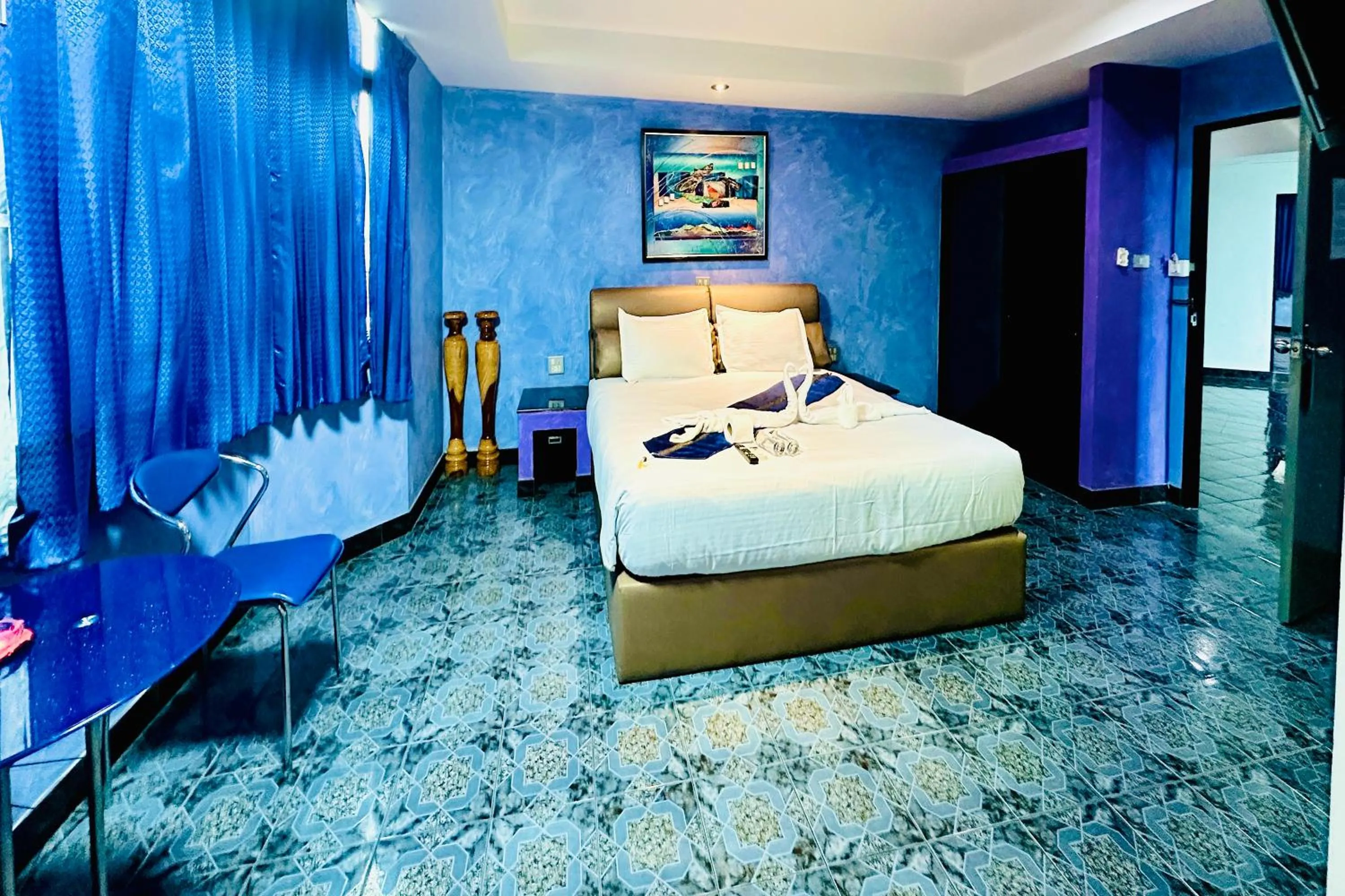 Bed in Koenig Hotel Pattaya