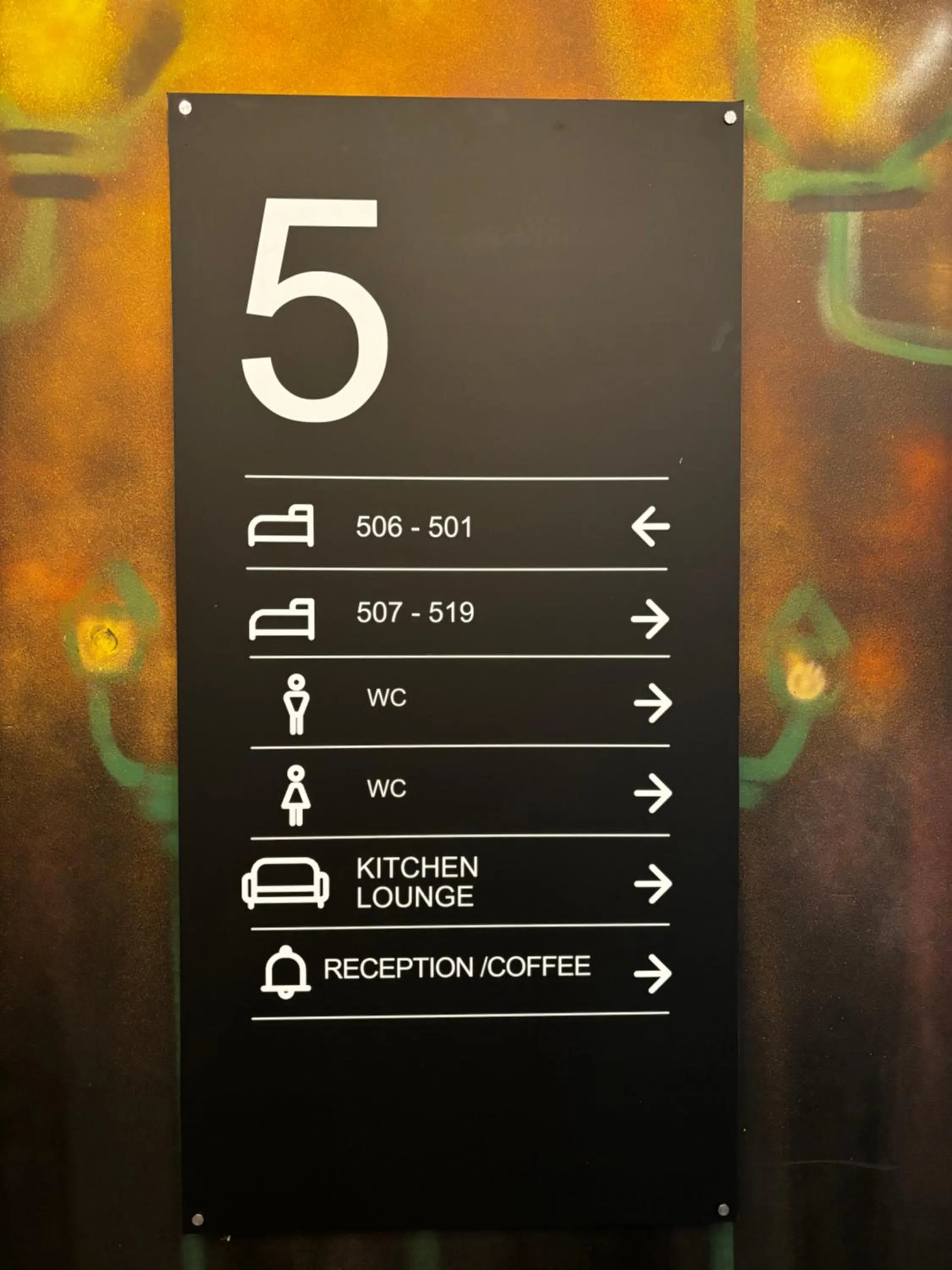 Decorative detail in Coffee Inn Hostel Berlin