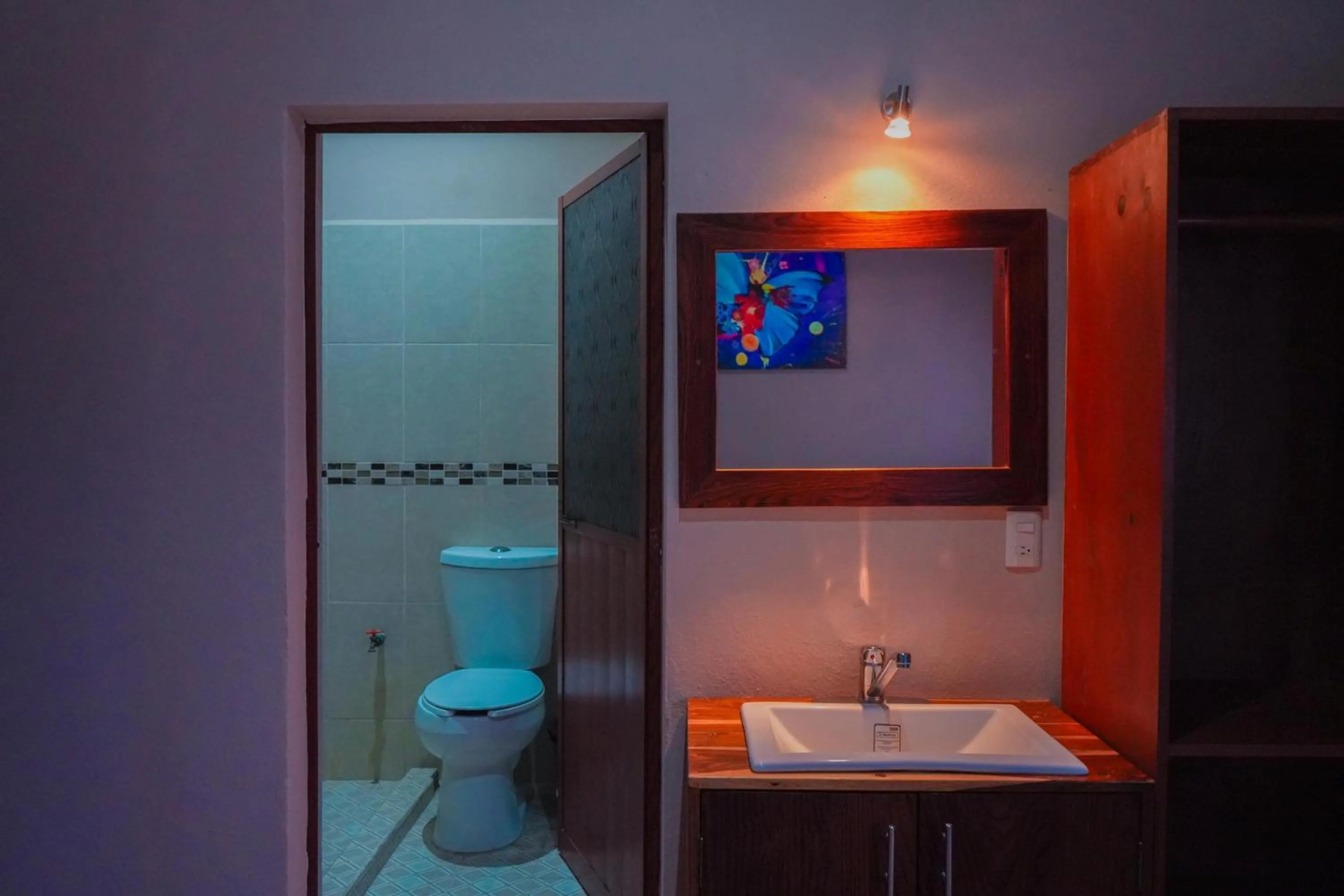 Bathroom in OYO Posada Magico