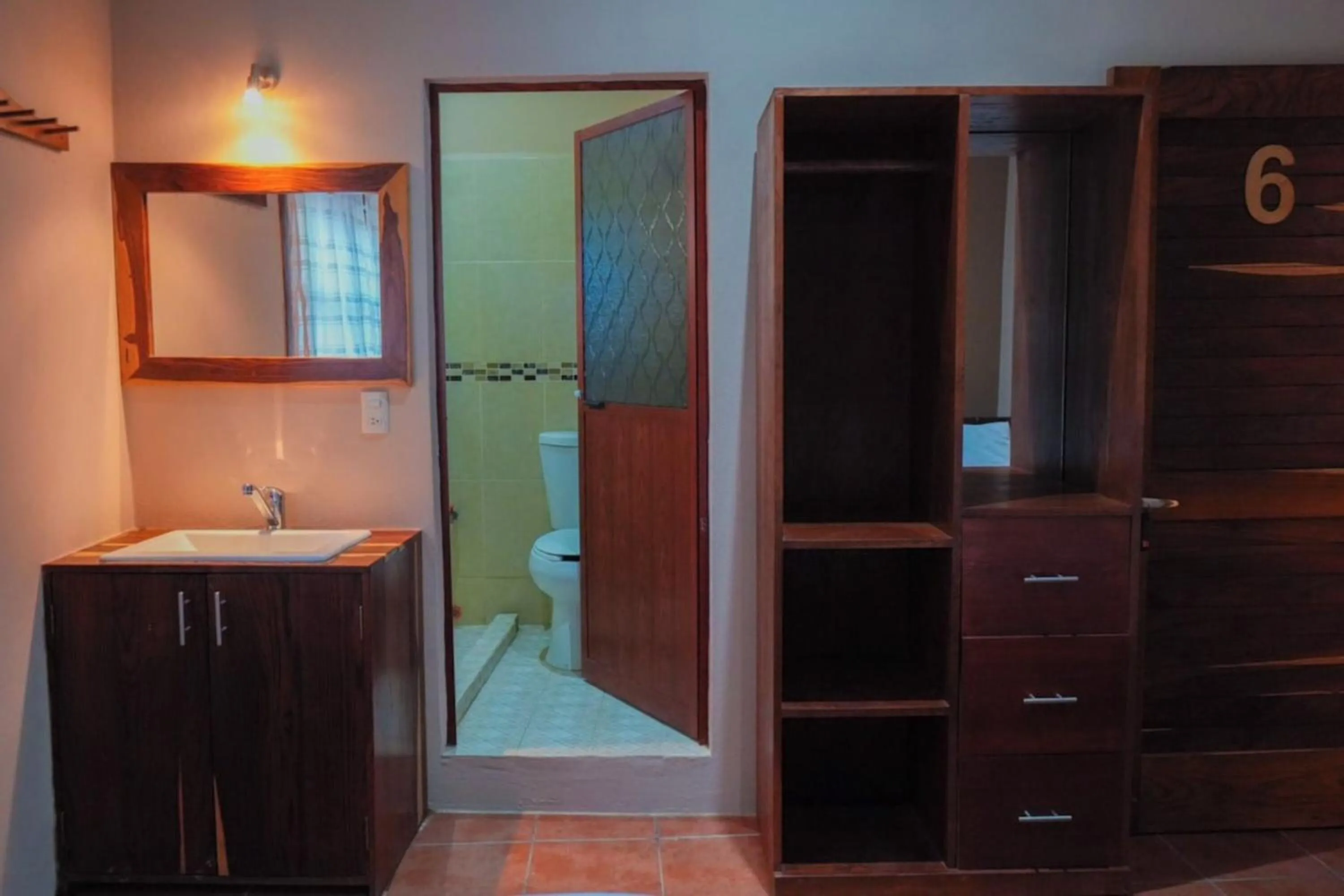 Bathroom in OYO Posada Magico