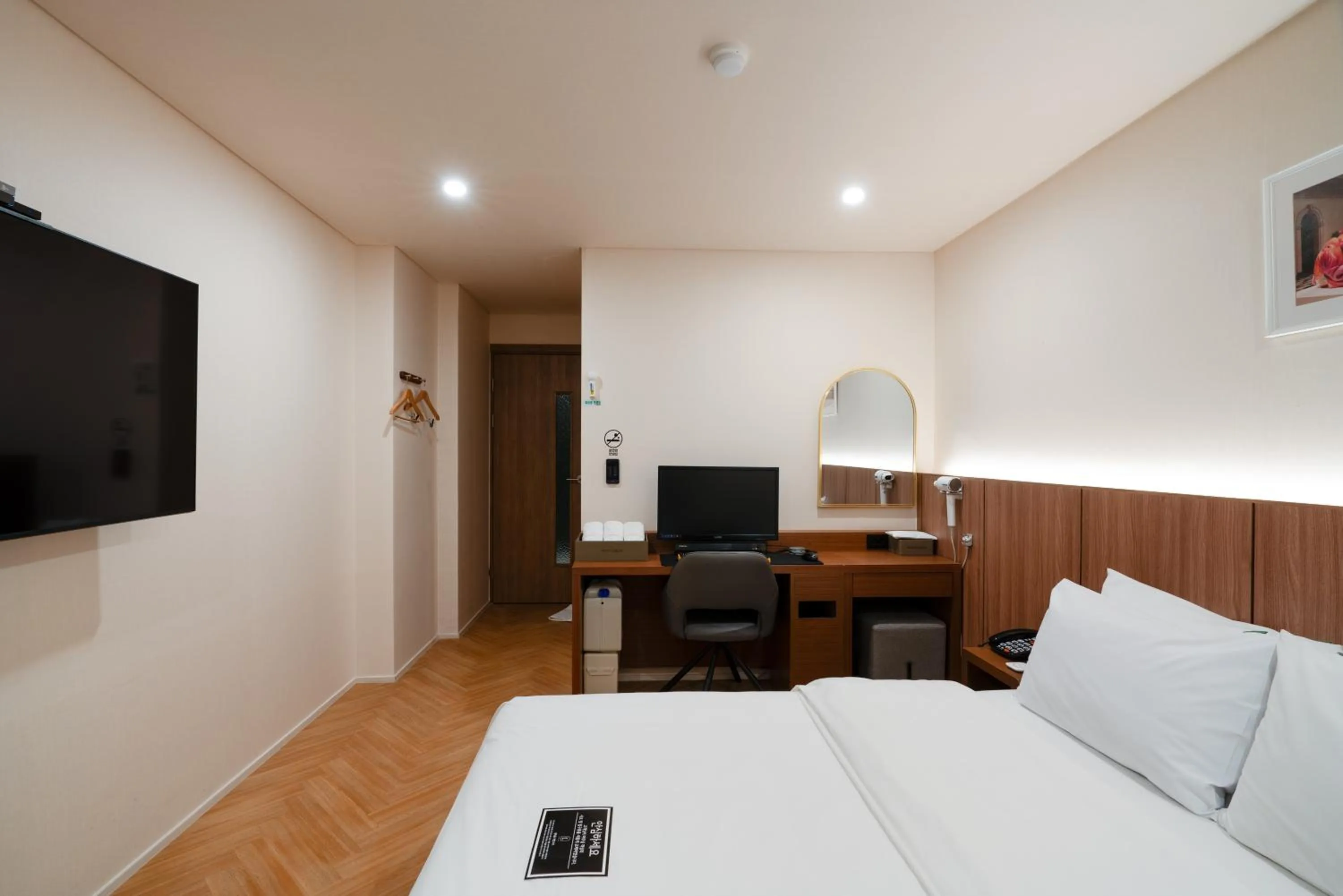 Bed in Hotel Laglas Asan