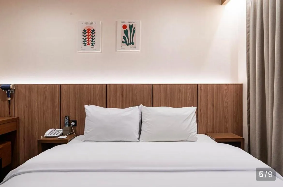 Bed in Hotel Laglas Asan