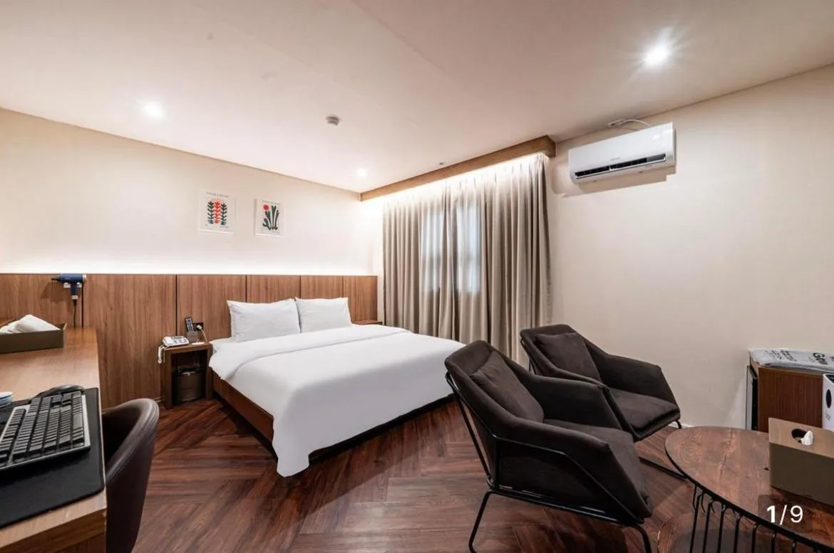 Bed in Hotel Laglas Asan