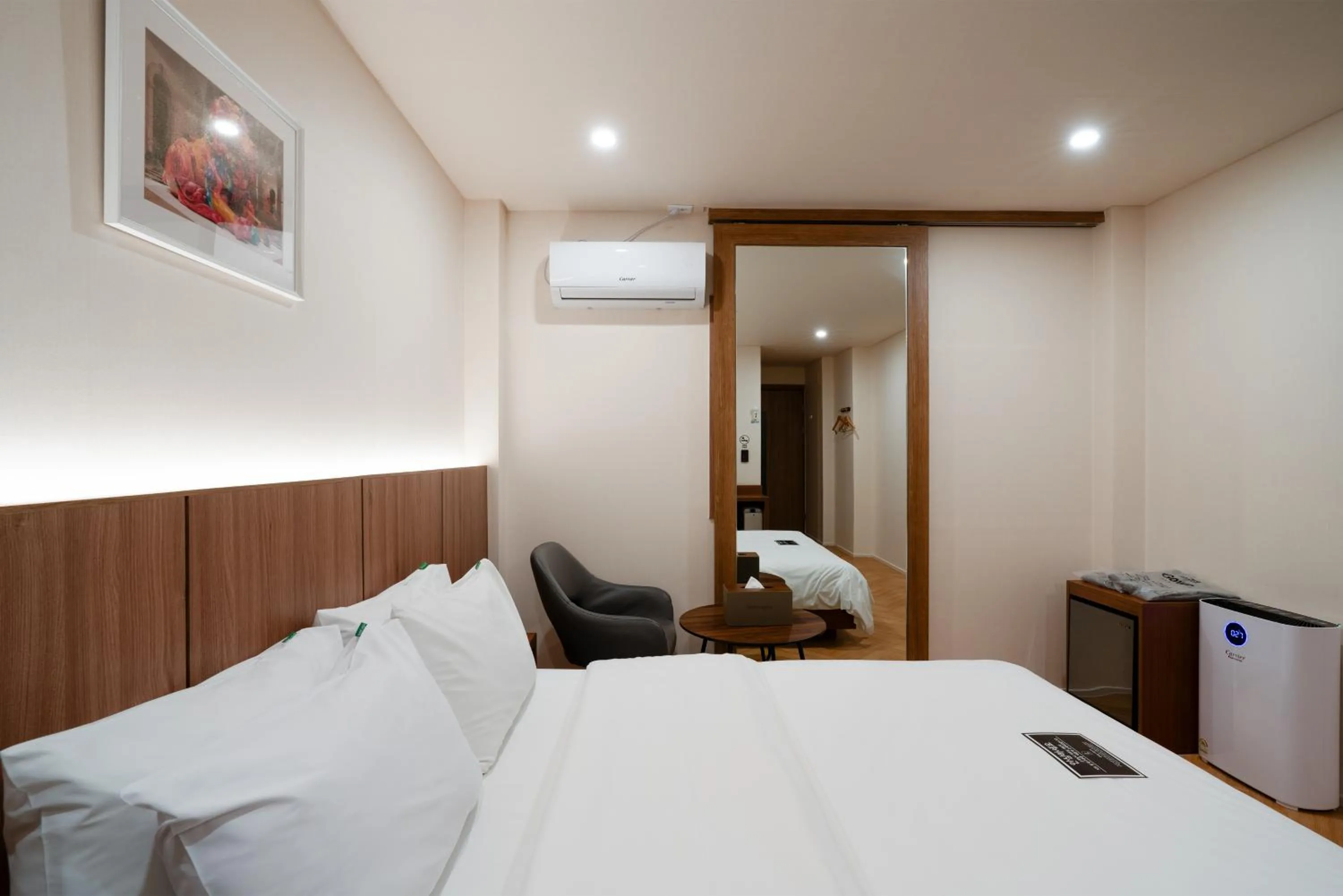 Bed in Hotel Laglas Asan