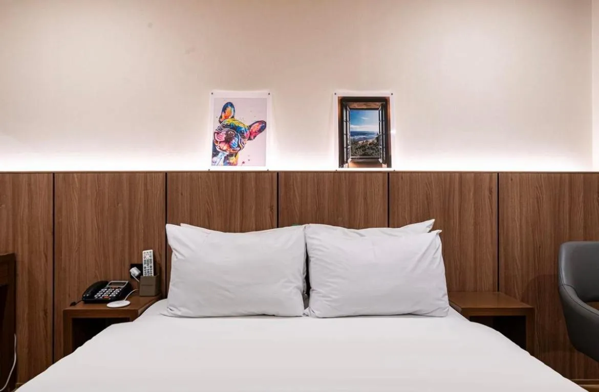 Bed in Hotel Laglas Asan