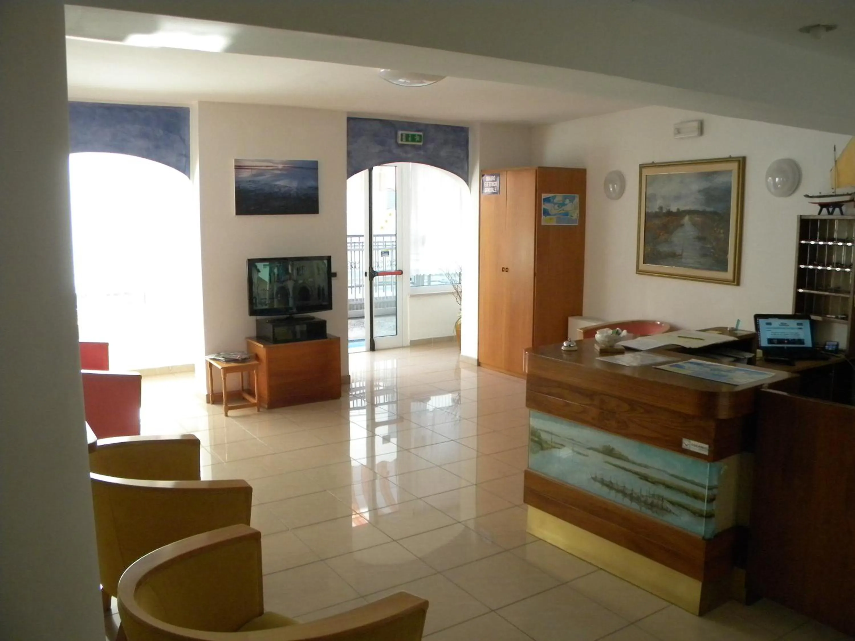 Lobby or reception in Hotel Eliani