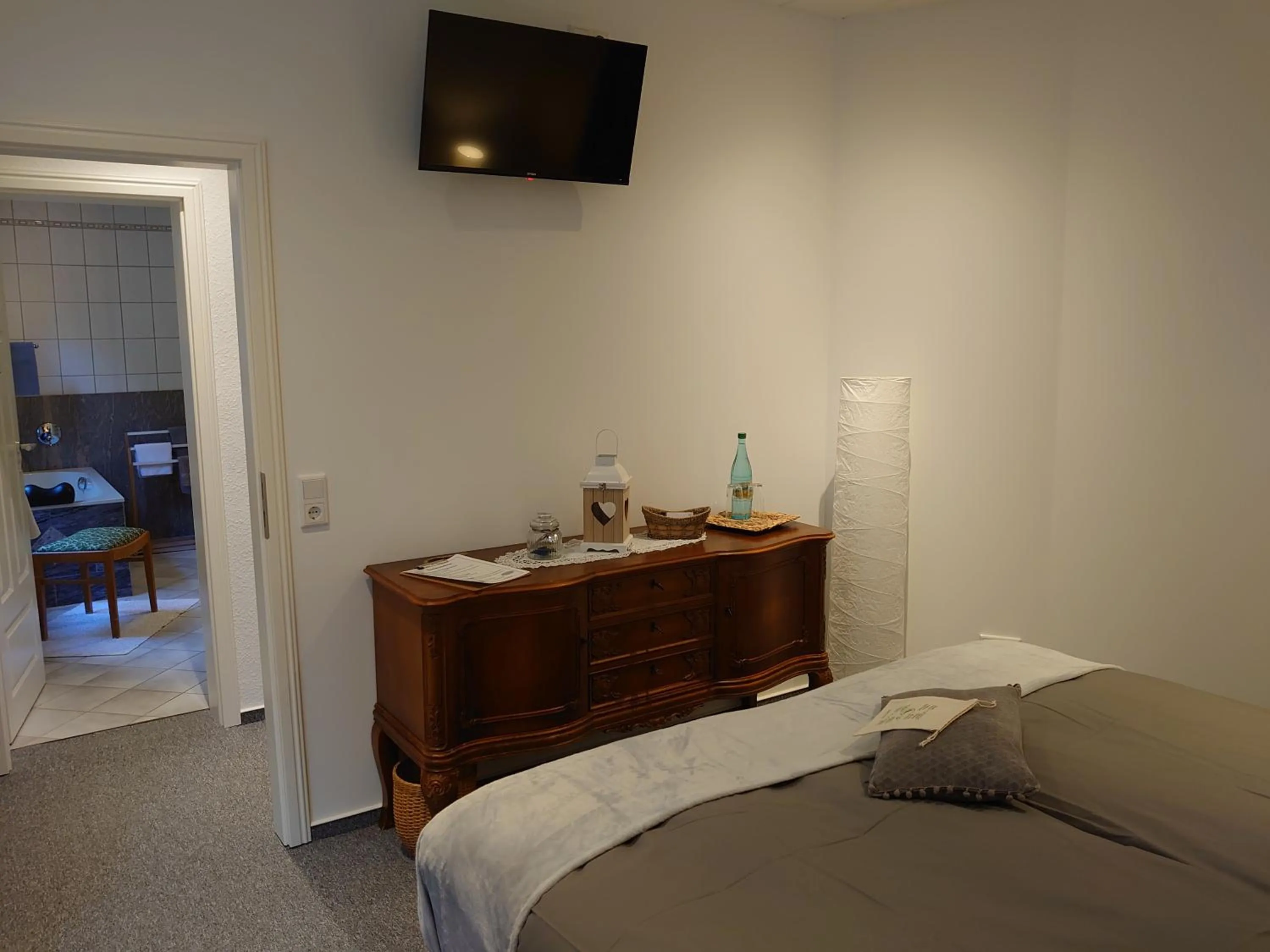 Bed in Pension Waldschlösschen