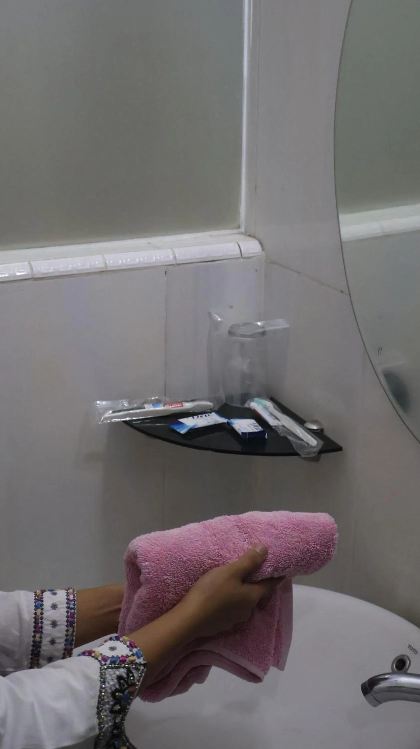 Bathroom in Nikita Hotel