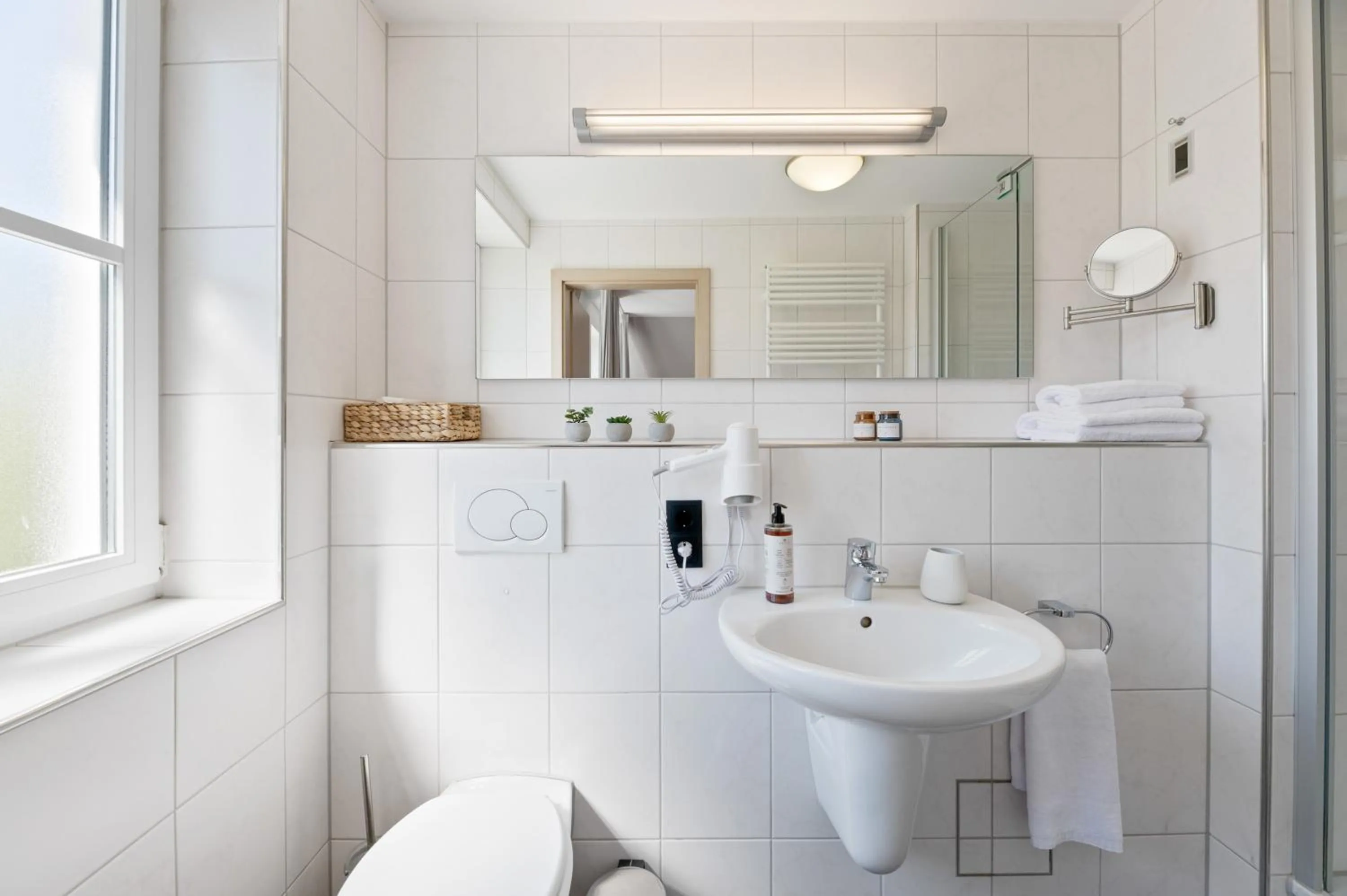 Toilet in Gästehaus Andrea