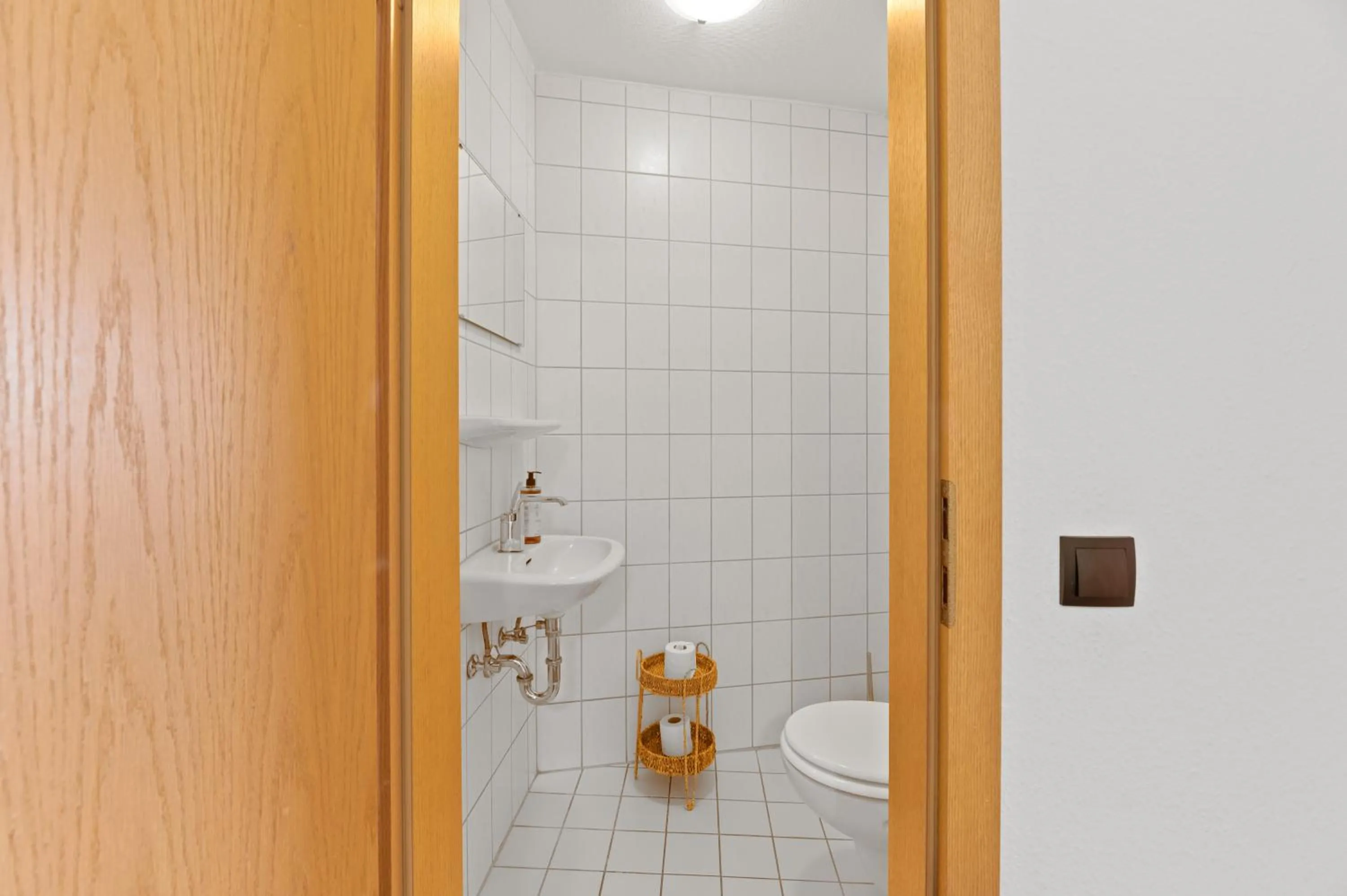 Toilet in Gästehaus Andrea