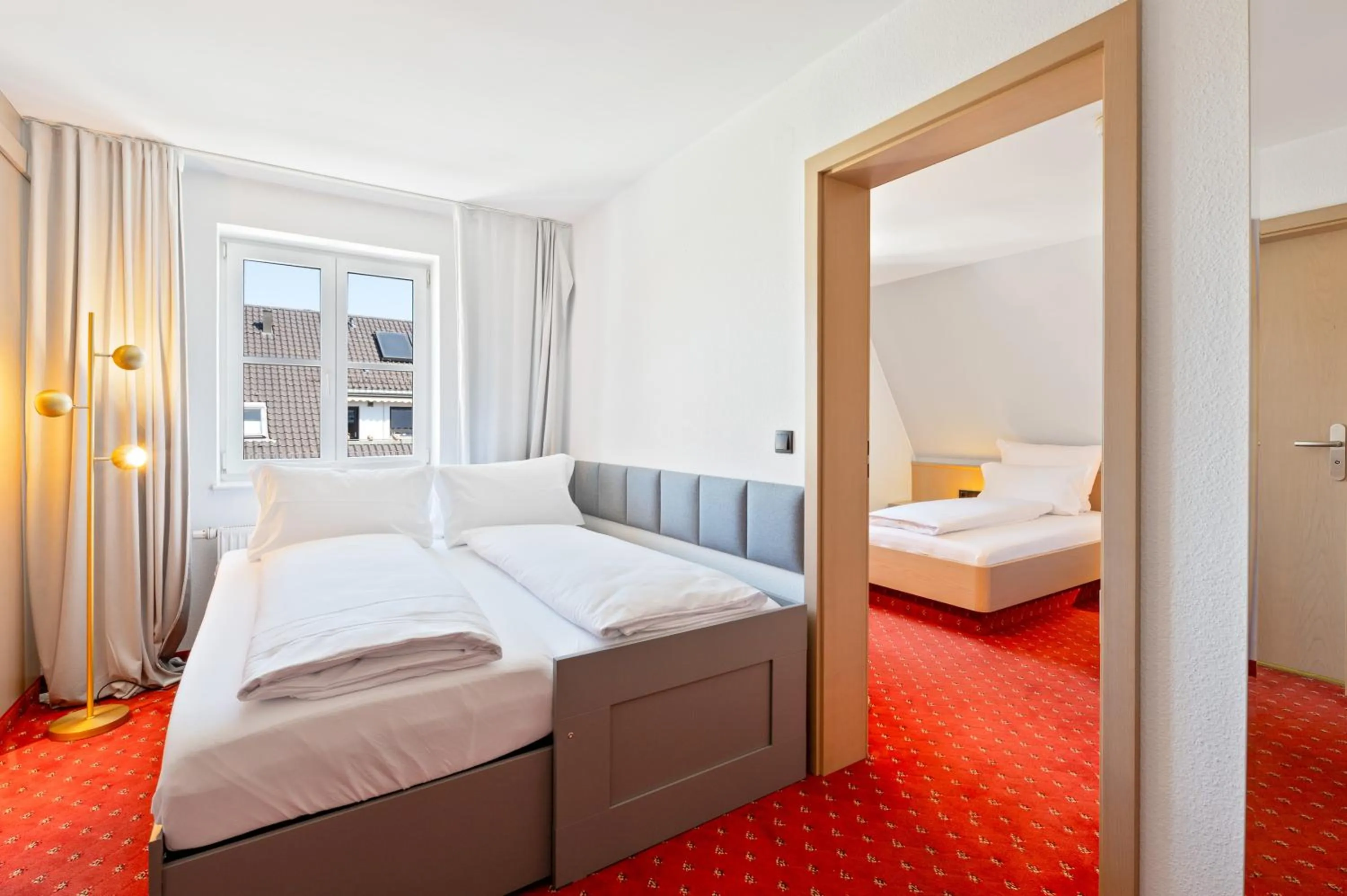 Bed in Gästehaus Andrea