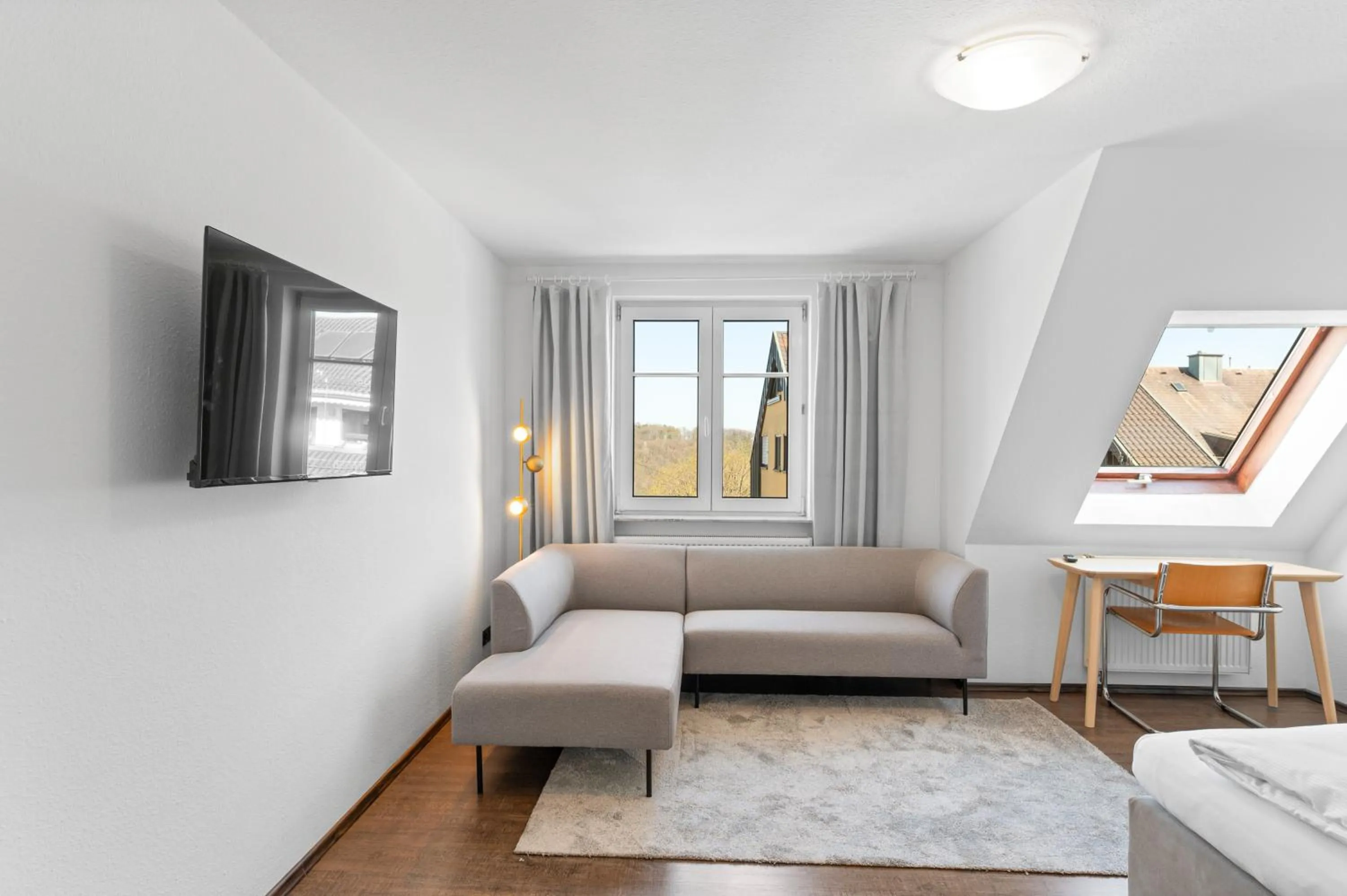 TV and multimedia, Bed in Gästehaus Andrea