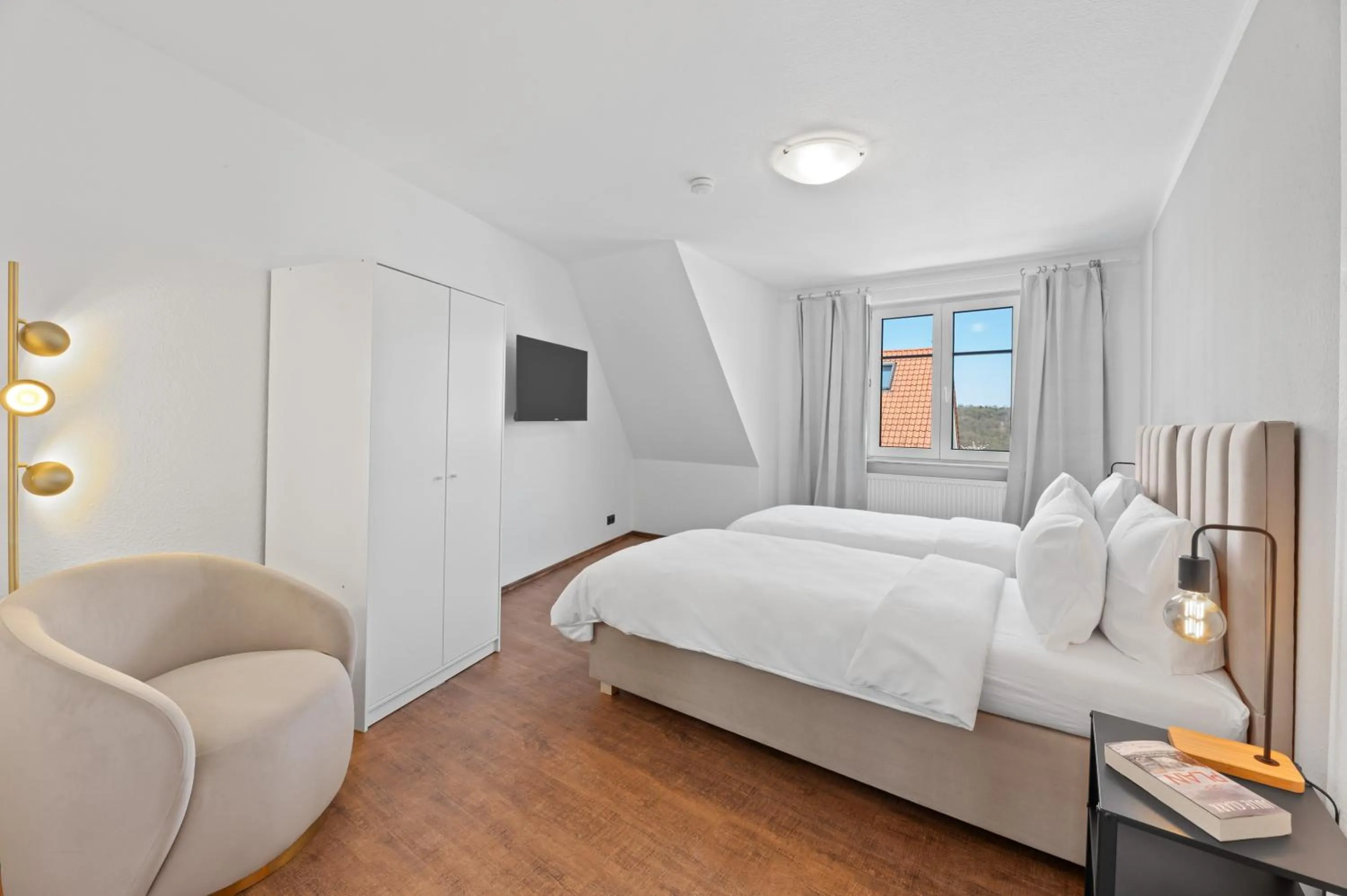 Bed in Gästehaus Andrea