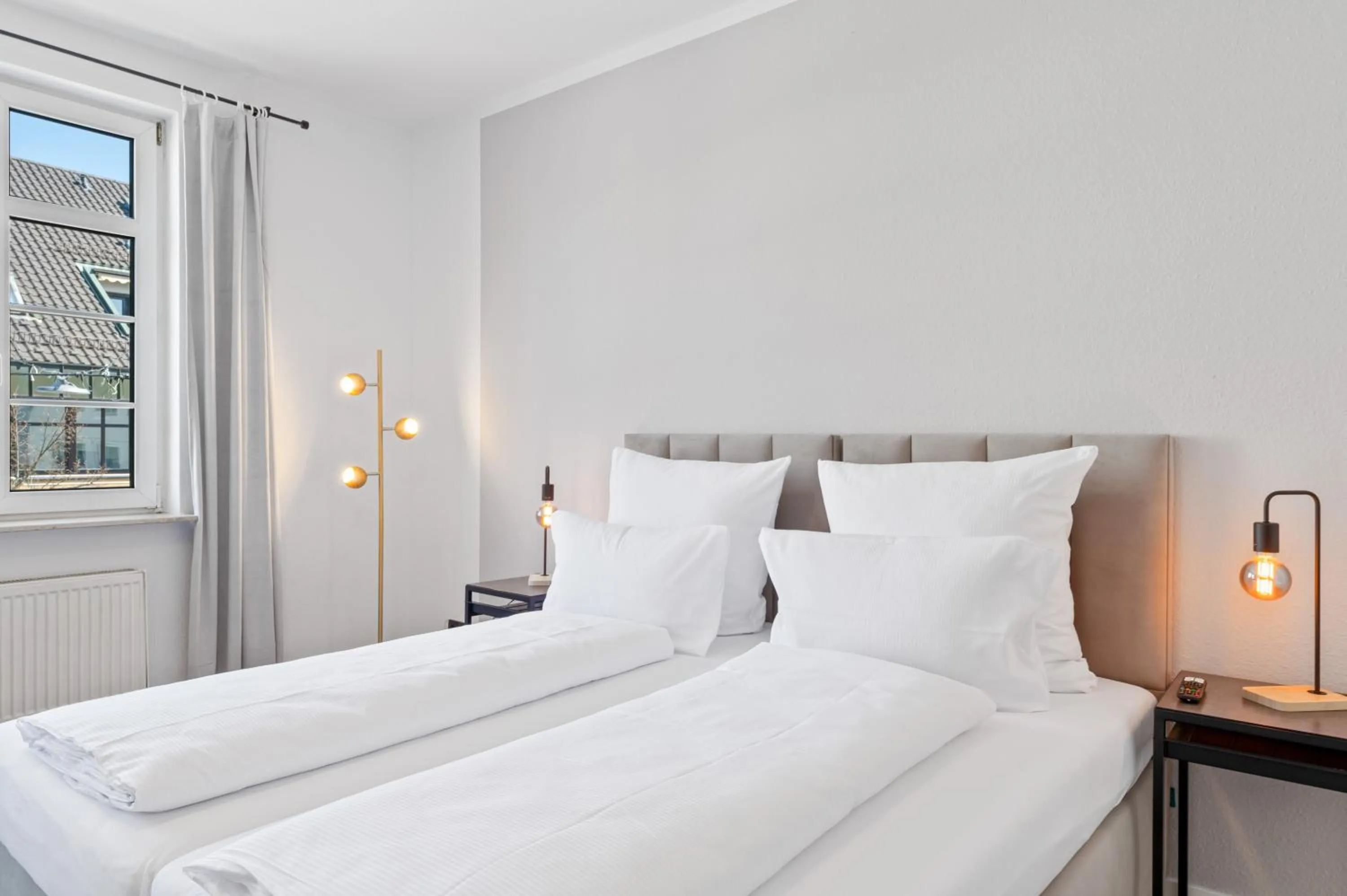 Bed in Gästehaus Andrea