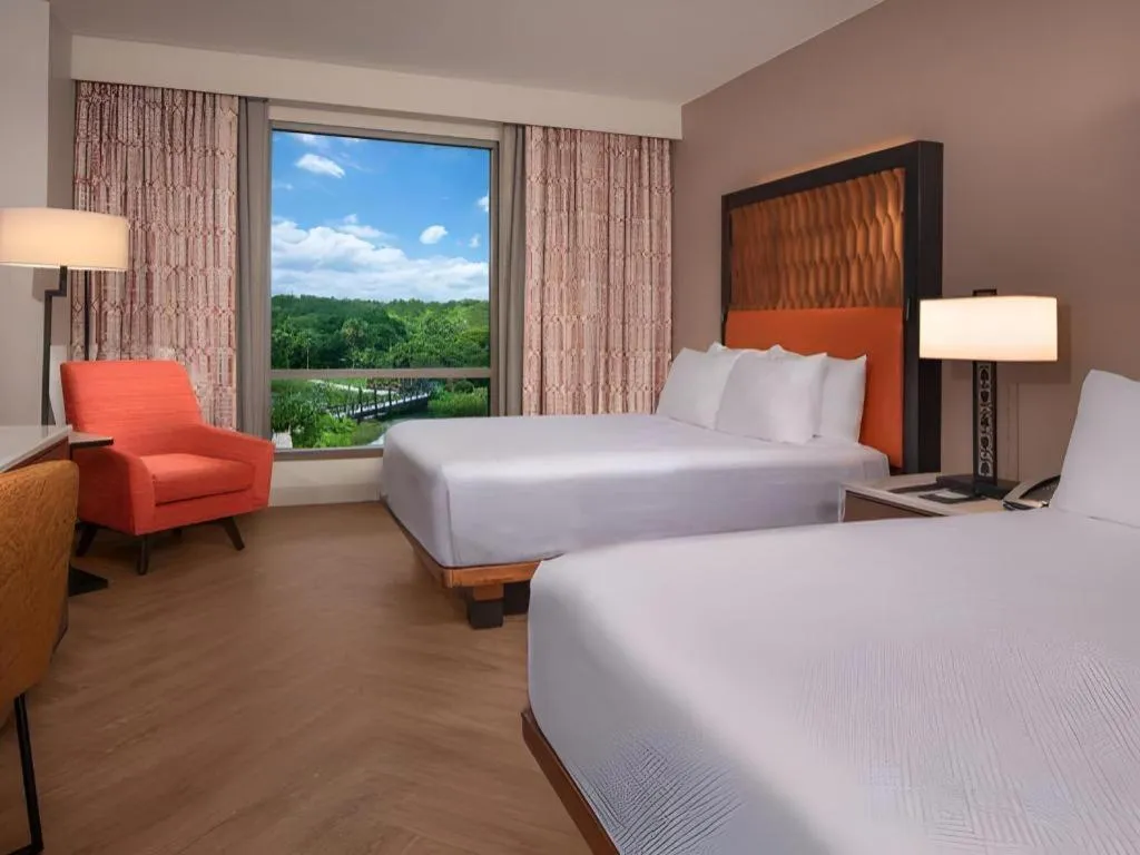 Bed in Disney's Coronado Springs Resort