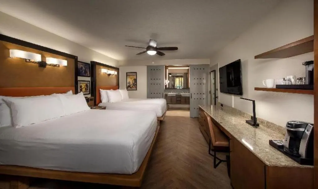 Bed in Disney's Coronado Springs Resort